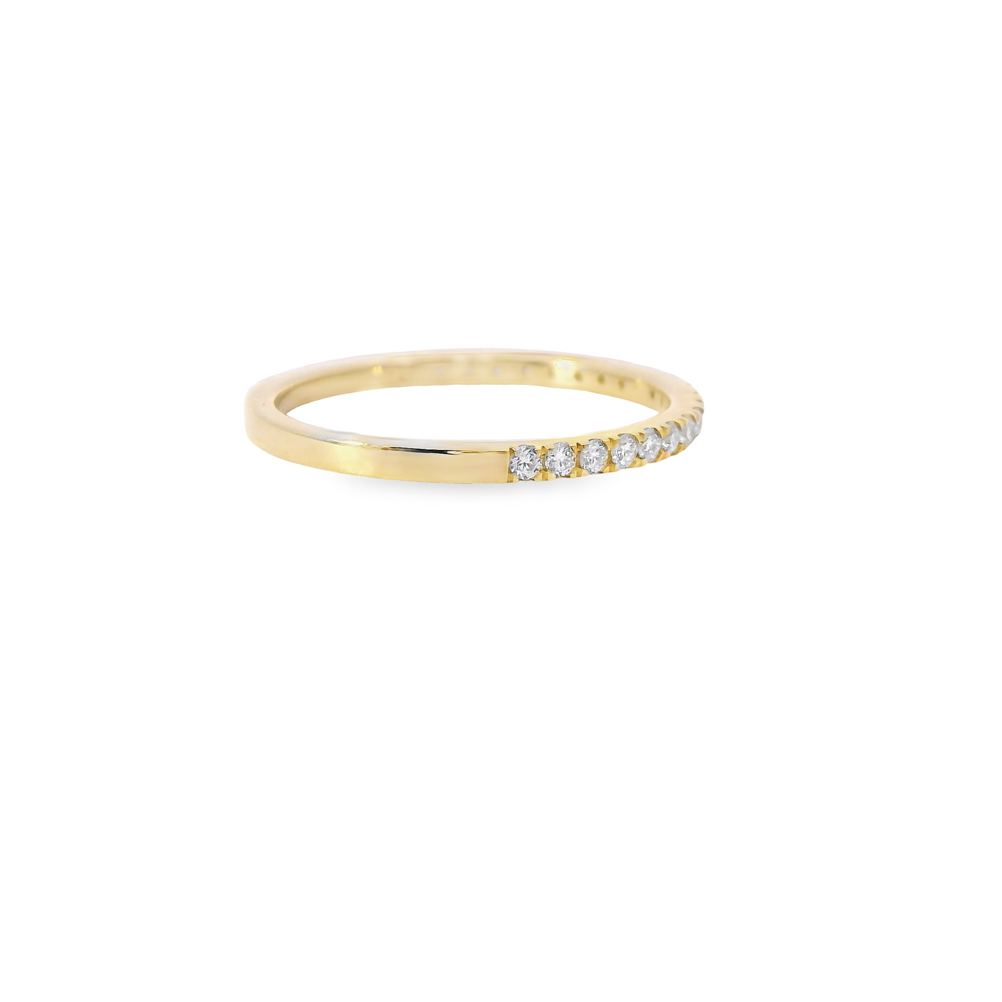 0.25ct Lab-Grown Polished Diamond Wedding Band in 14K Gold