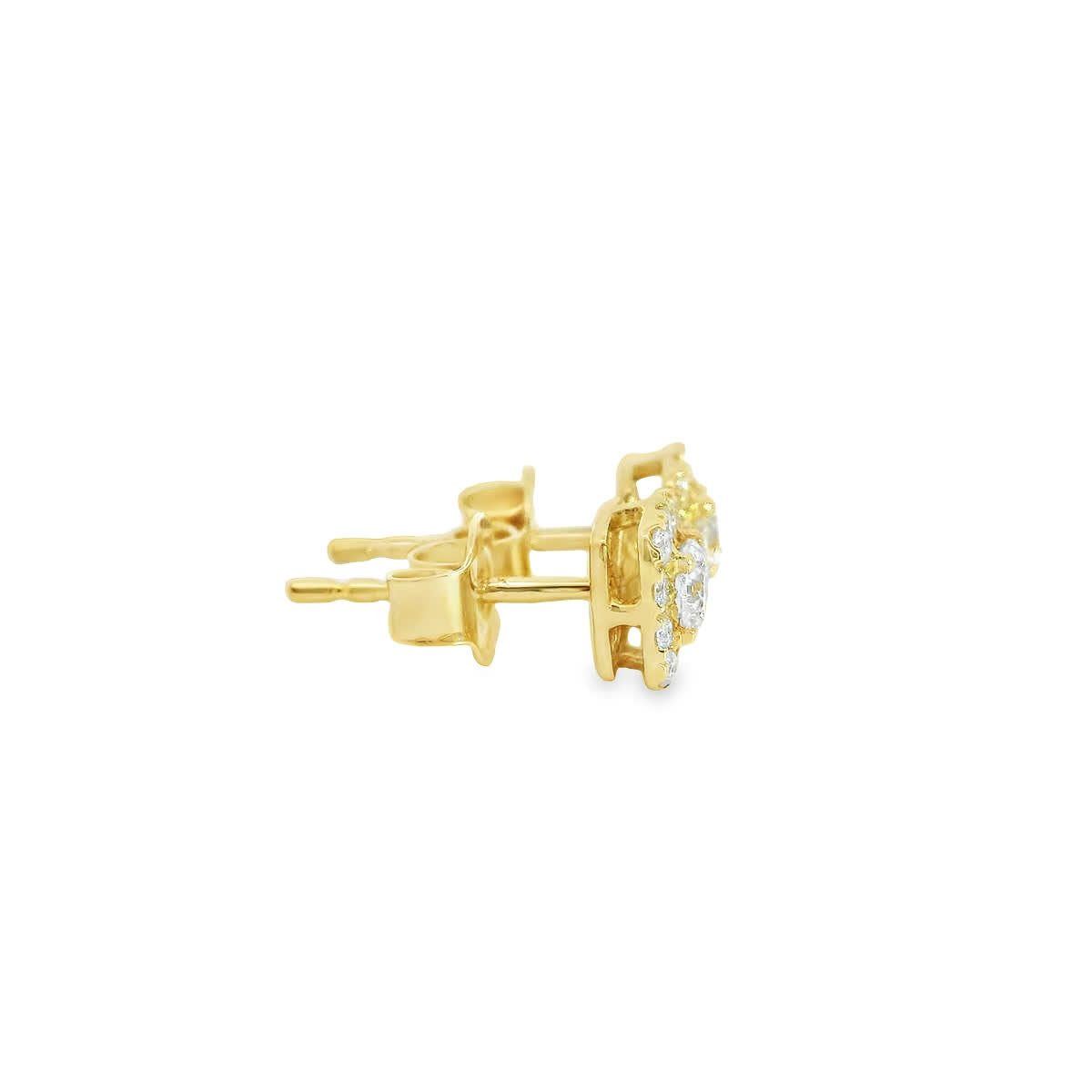 14K Yellow Gold Round-cut Diamonds 0.50 Carat