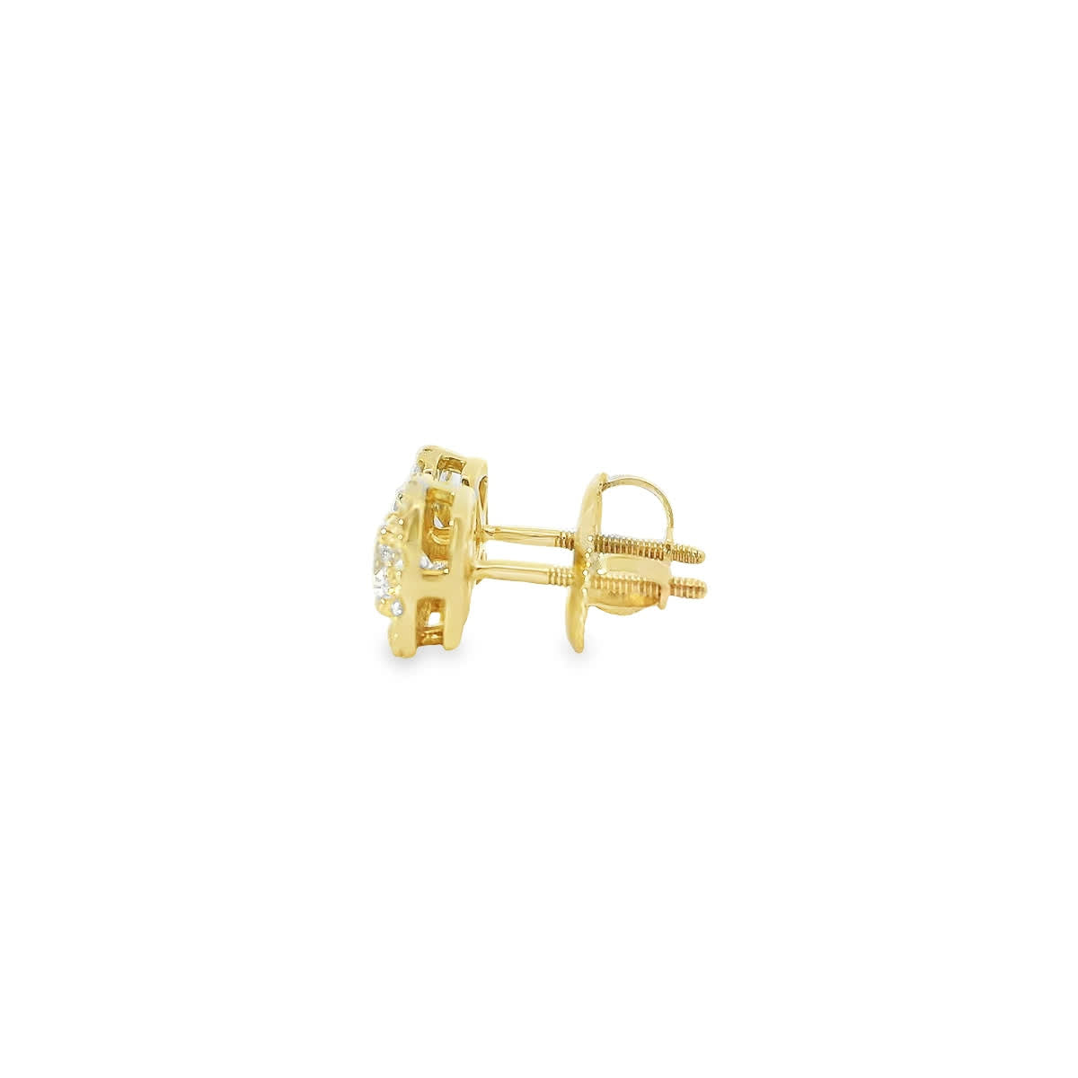 14K Gold Round-cut Diamonds 0.75 Carat