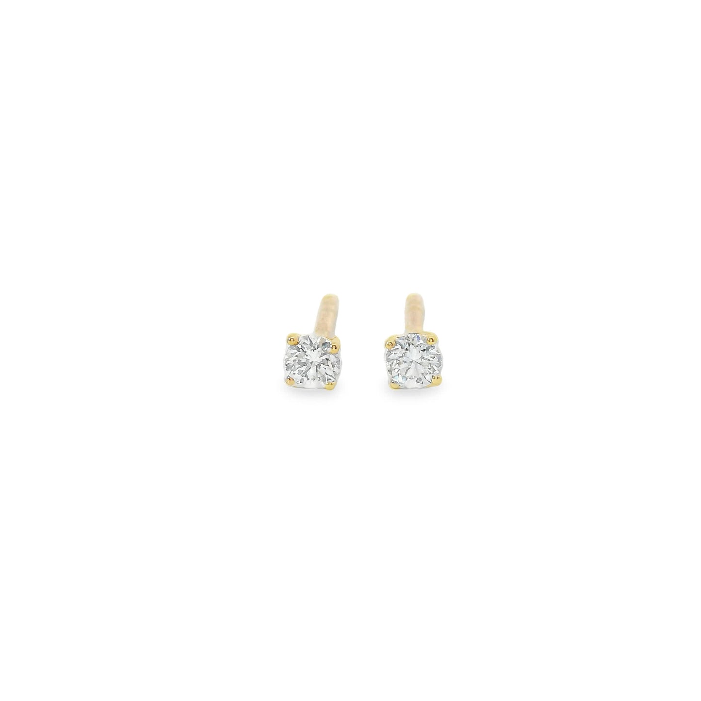 0.16 Carat 14K Gold Diamond Stud Earring