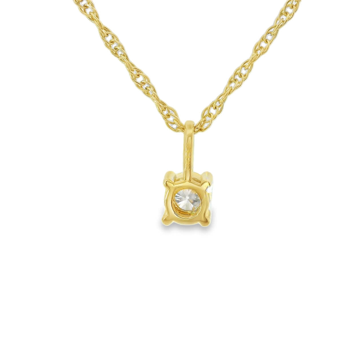 0.15 Carat 14K Round Lab Created Diamond
