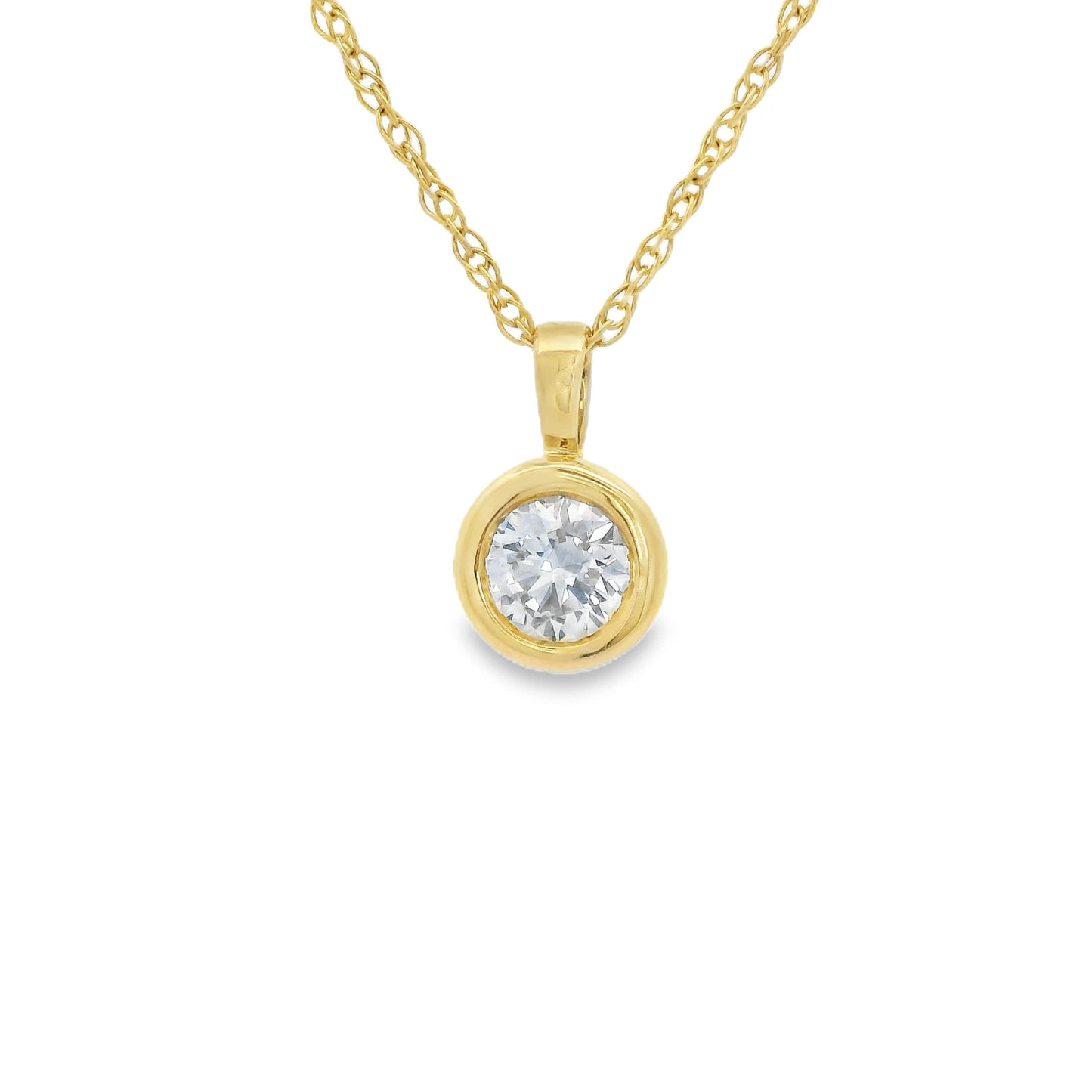 0.33 Carat 14K Gold Round