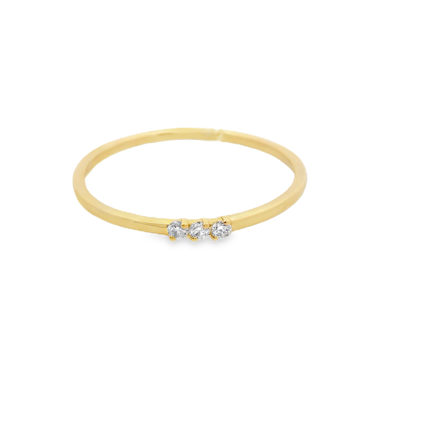 0.05ct Lab-Grown Diamond Ring in 14K Gold