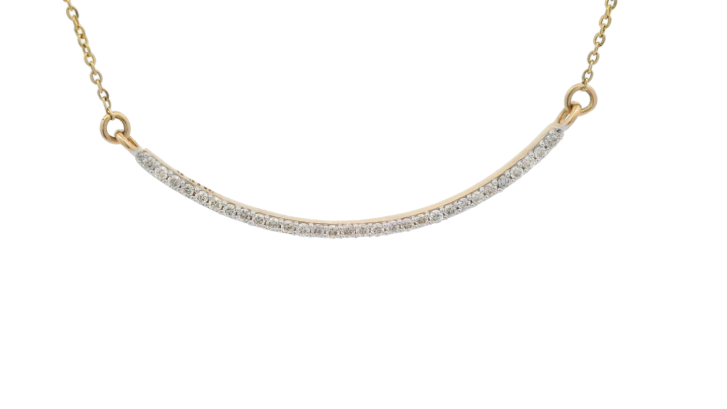 0.22ct Diamond Pendant in 14K Gold