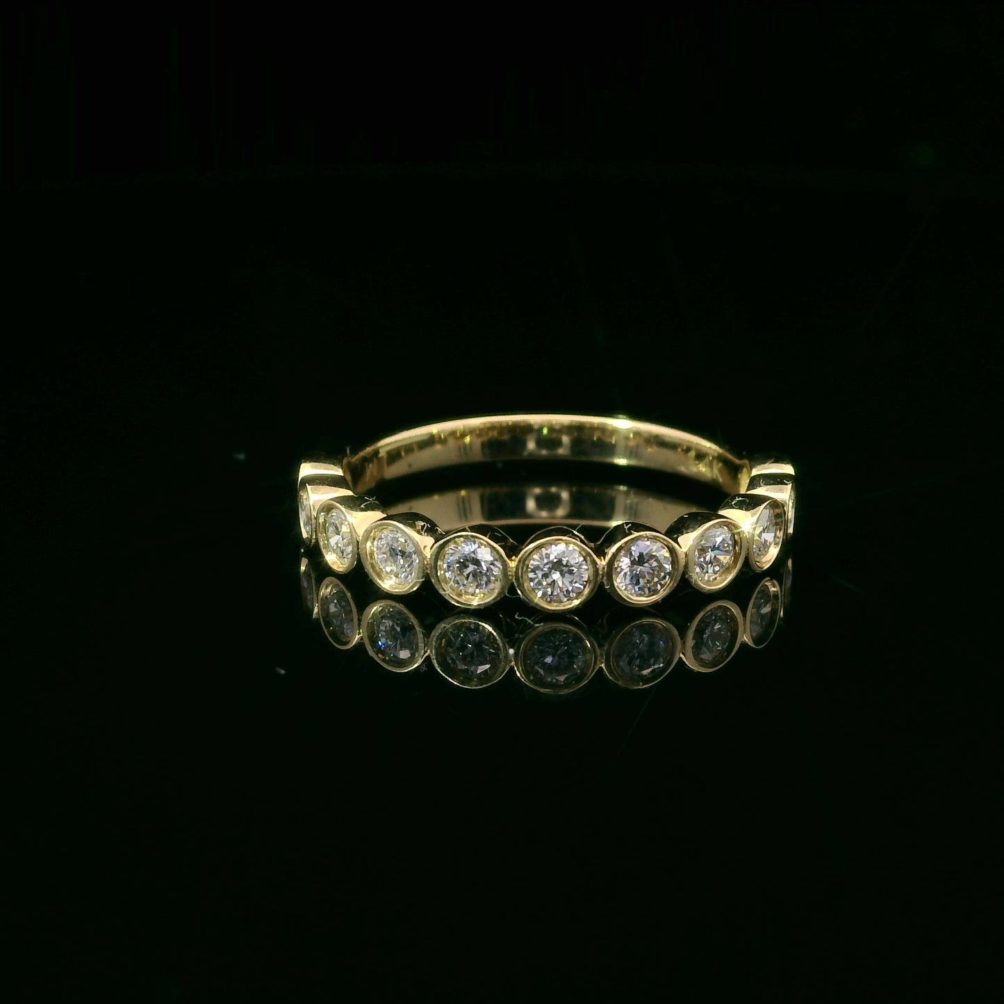 0.60ct Lab-Grown Round-Cut Diamond Ring in 14K Gold