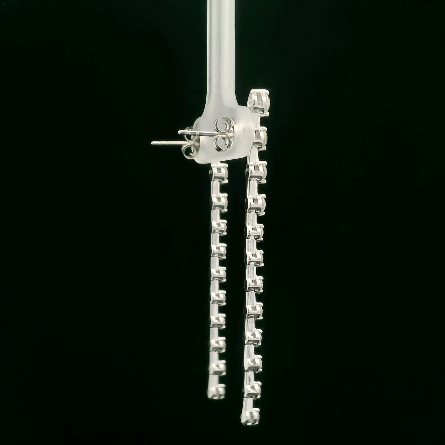 Elegant Diamond Drop Earrings