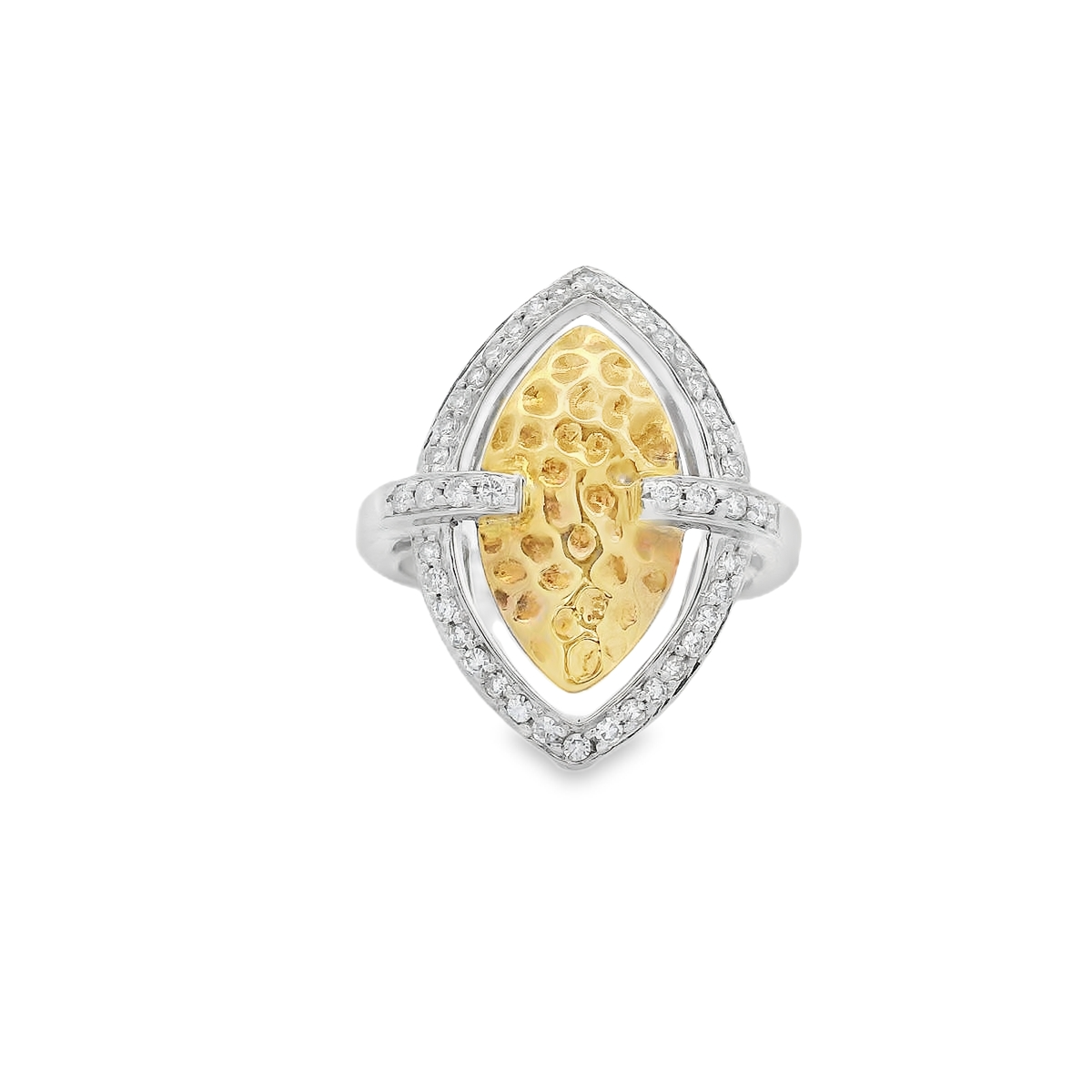 Marquise-Cut Diamond Ring