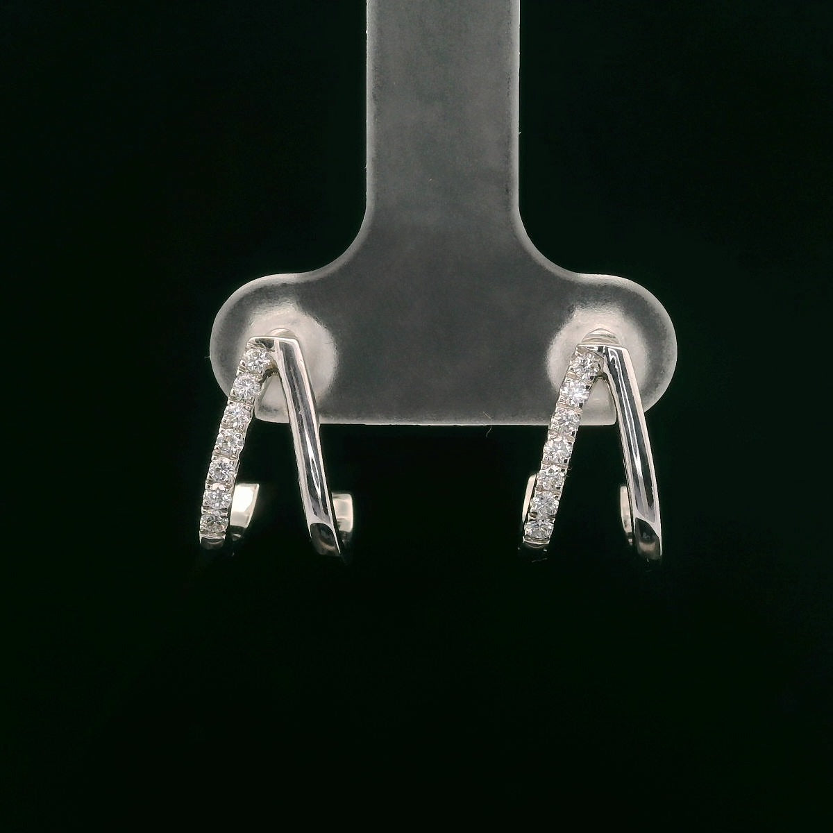 0.15ct Lab-Grown Diamond Earrings in 14K White Gold
