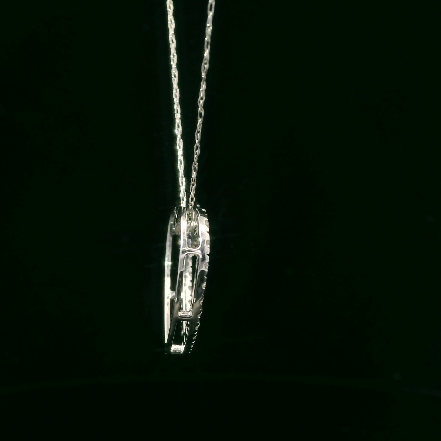 1/2 Carat 14K Gold Classic Heart Diamond Pendant Necklace