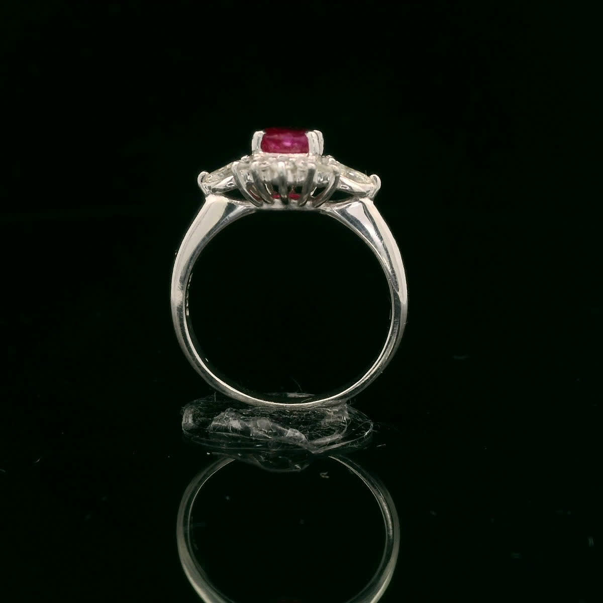 Elegant Ruby and Diamond Ring