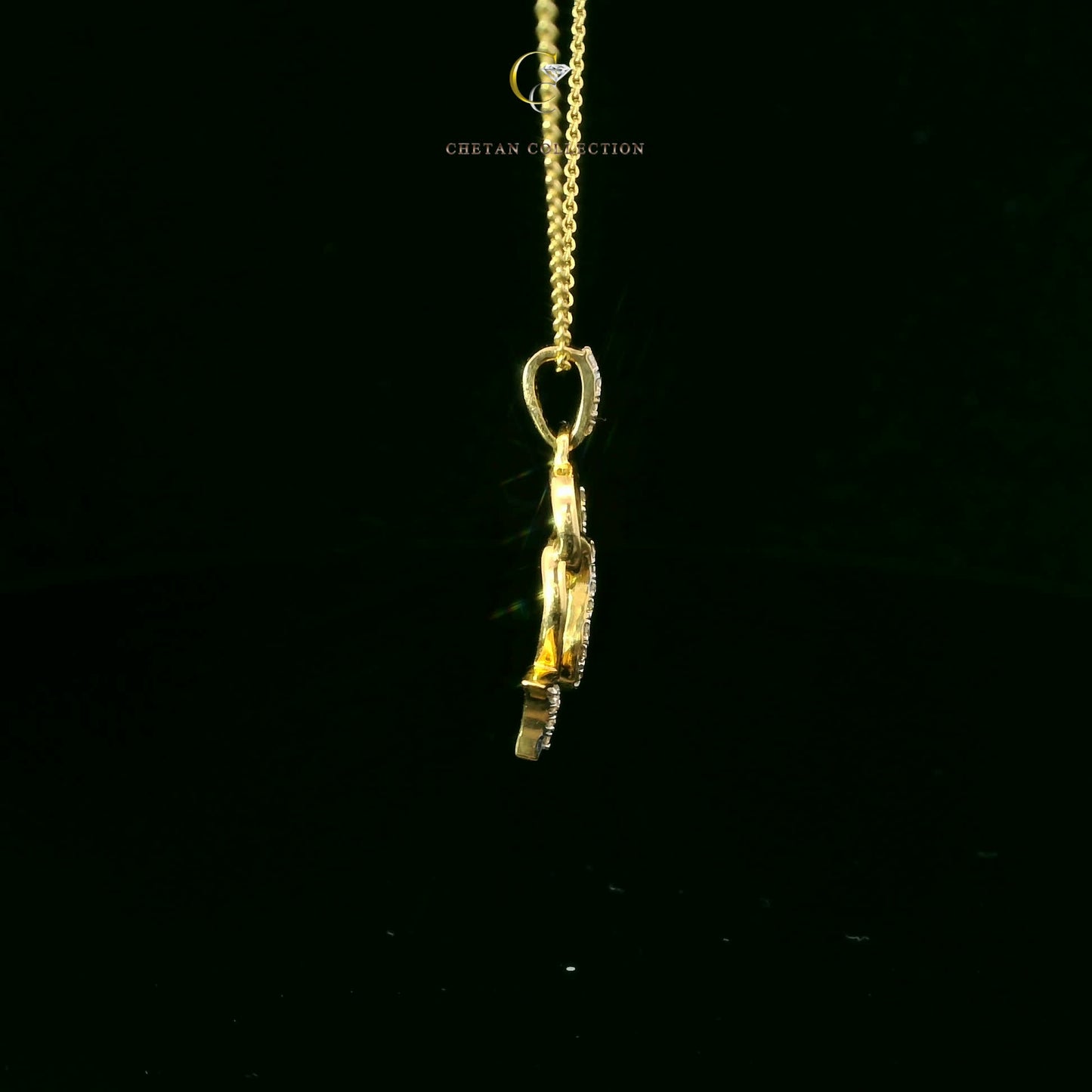 769 Pendant 14KY 1.4 gm 0.12 ctw Tag$820