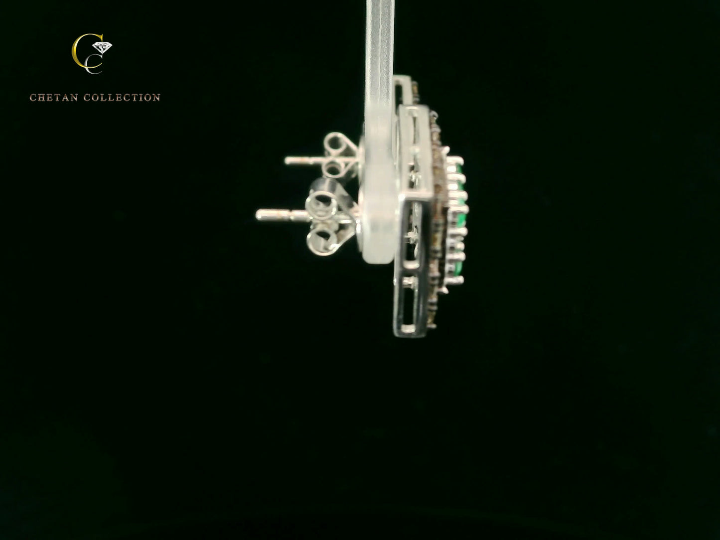 786 Earring 10KW 5.3 gm 1.3 ctw Tag$2244