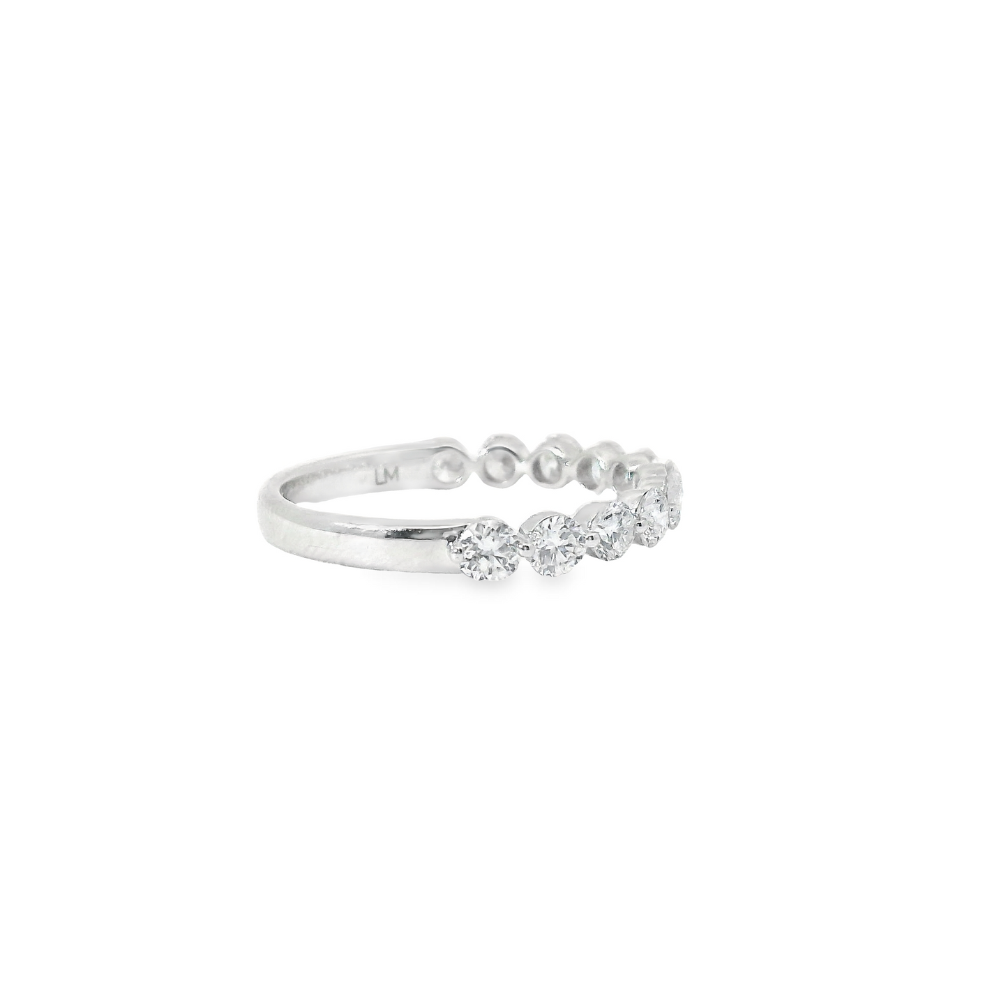 1.00ct Lab-Grown Round-Cut Diamond Ring in 14K Gold