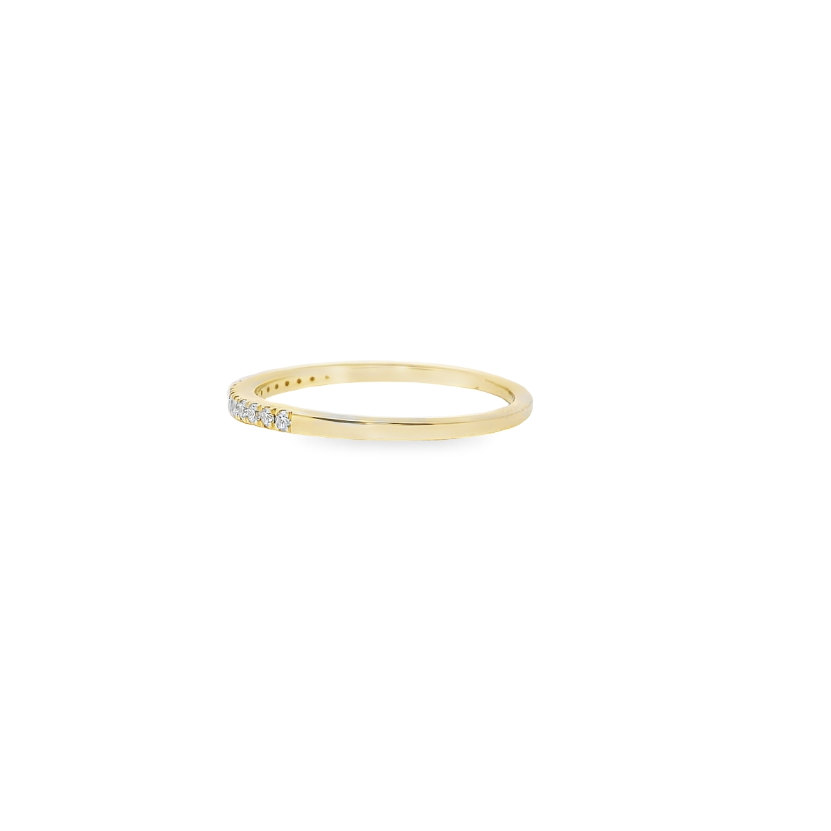 0.15ct Lab-Grown Diamond Wedding Band in 14K Gold