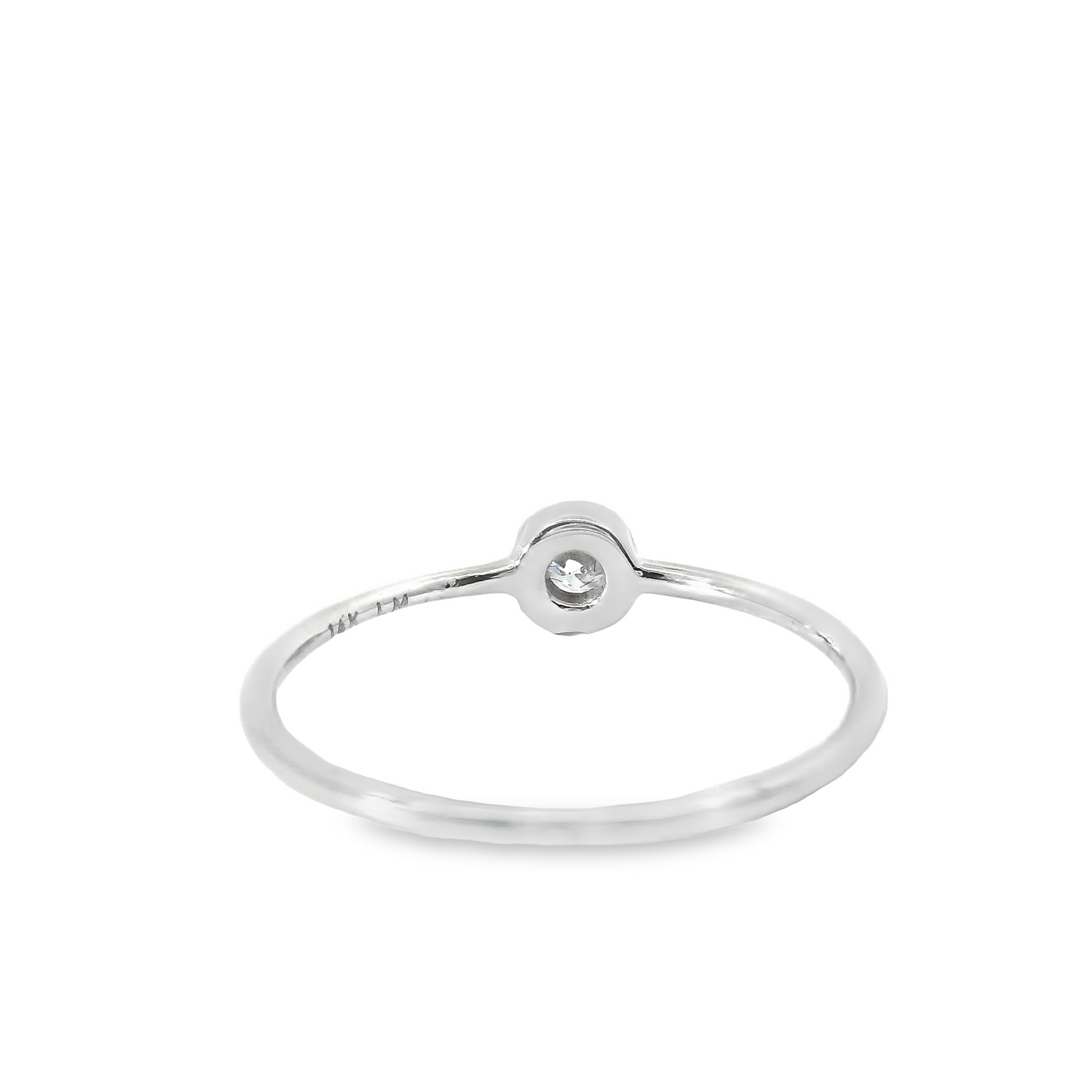 0.20ct Lab-Grown Round-Cut Diamond Ring in 14K Gold