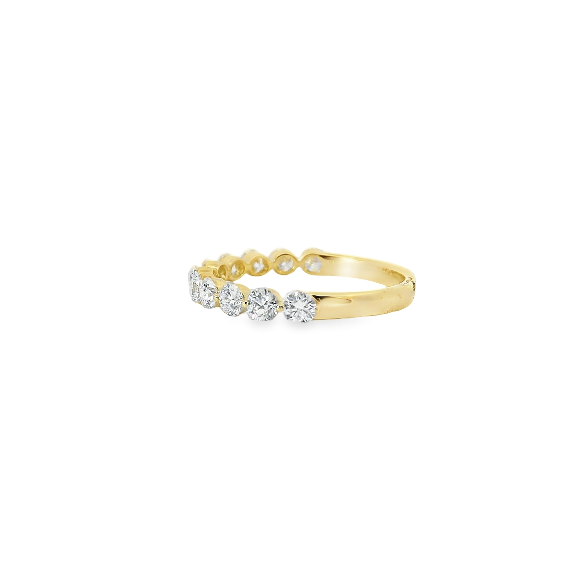 1.00ct Lab-Grown Round-Cut Diamond Ring in 14K Gold