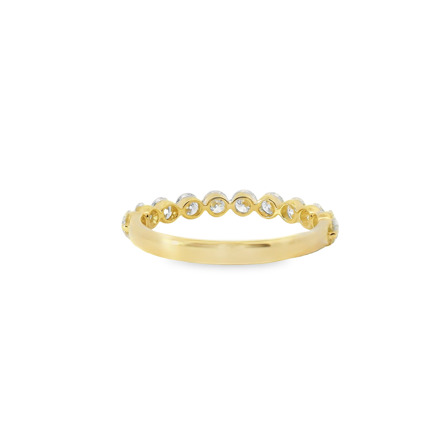 1.00ct Lab-Grown Round-Cut Diamond Ring in 14K Gold