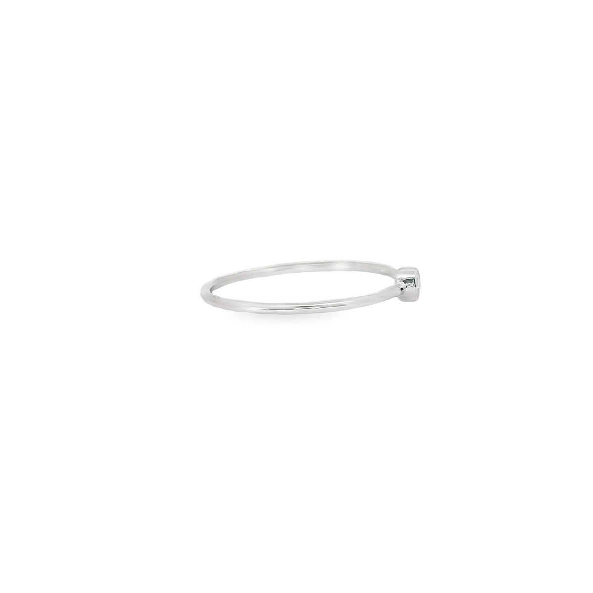 0.05ct Lab-Grown Round-Cut Diamond Ring in 14K Gold