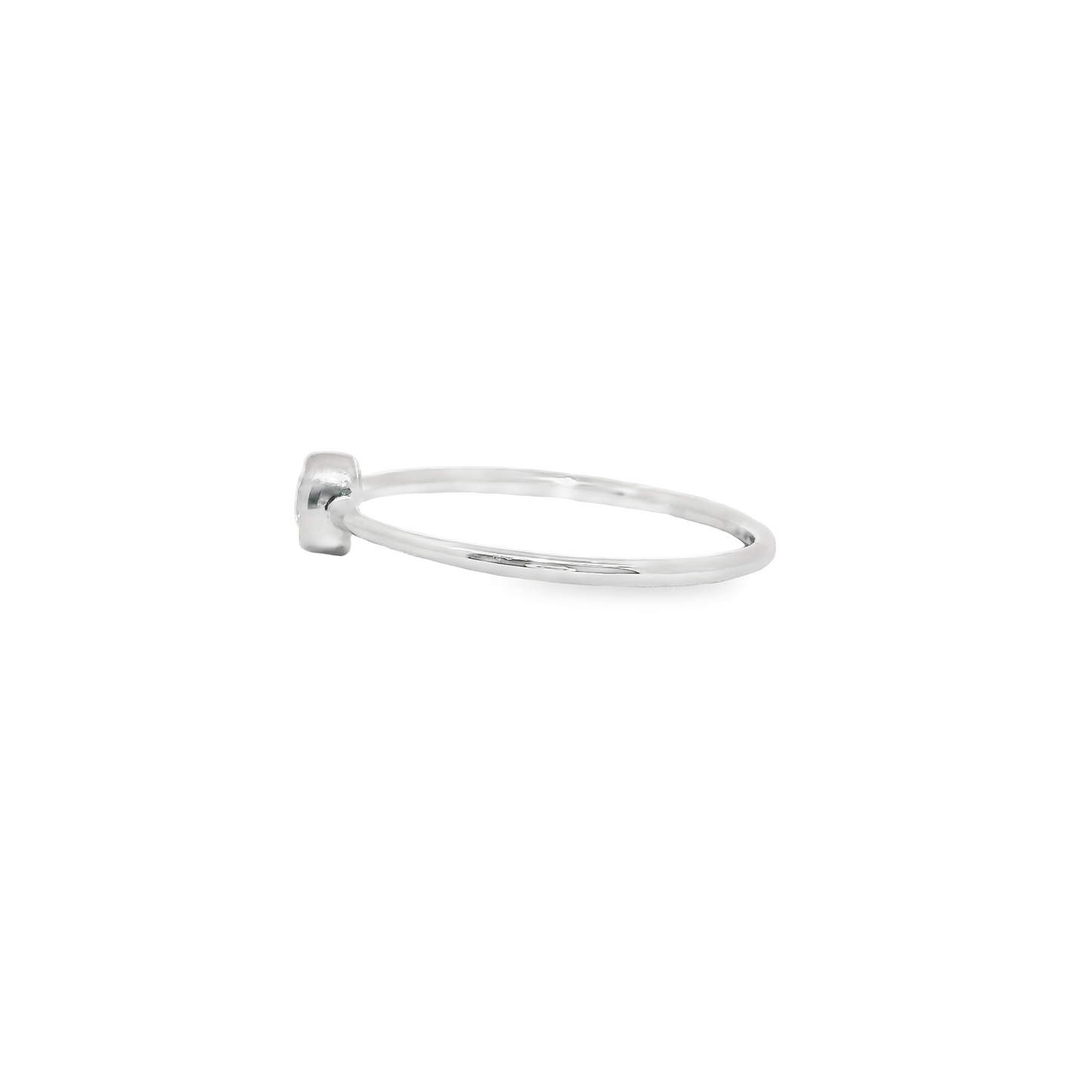 0.20ct Lab-Grown Round-Cut Diamond Ring in 14K Gold