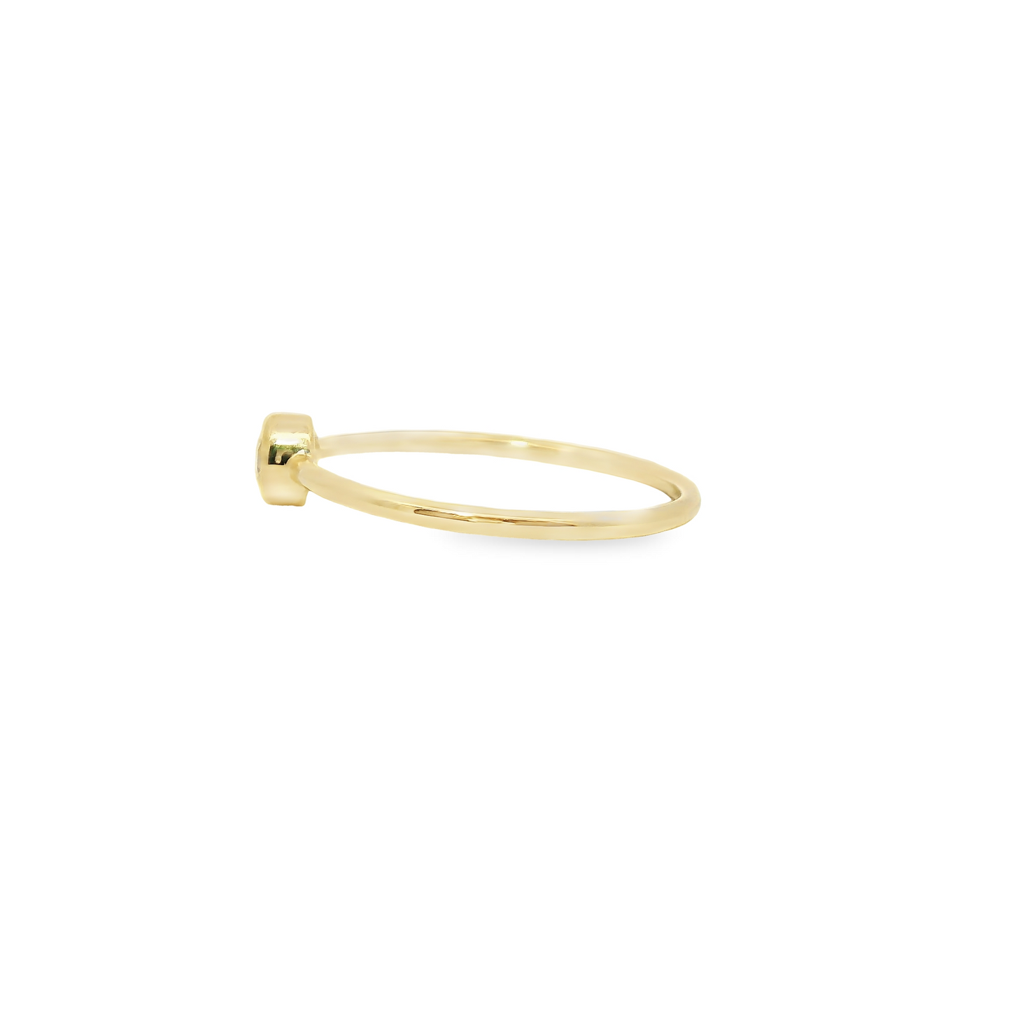 0.20ct Lab-Grown Round-Cut Diamond Ring in 14K Gold