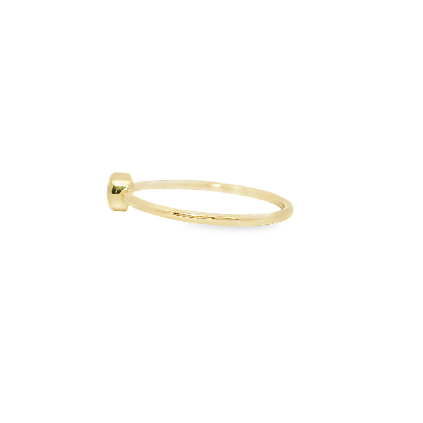 0.20ct Lab-Grown Round-Cut Diamond Ring in 14K Gold