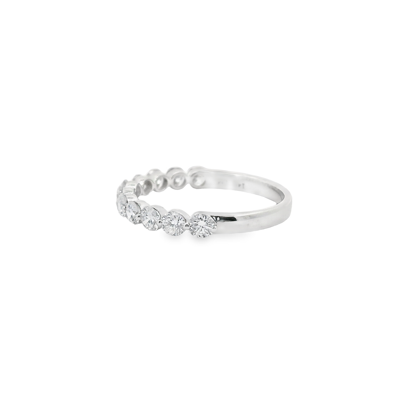 1.00ct Lab-Grown Round-Cut Diamond Ring in 14K Gold