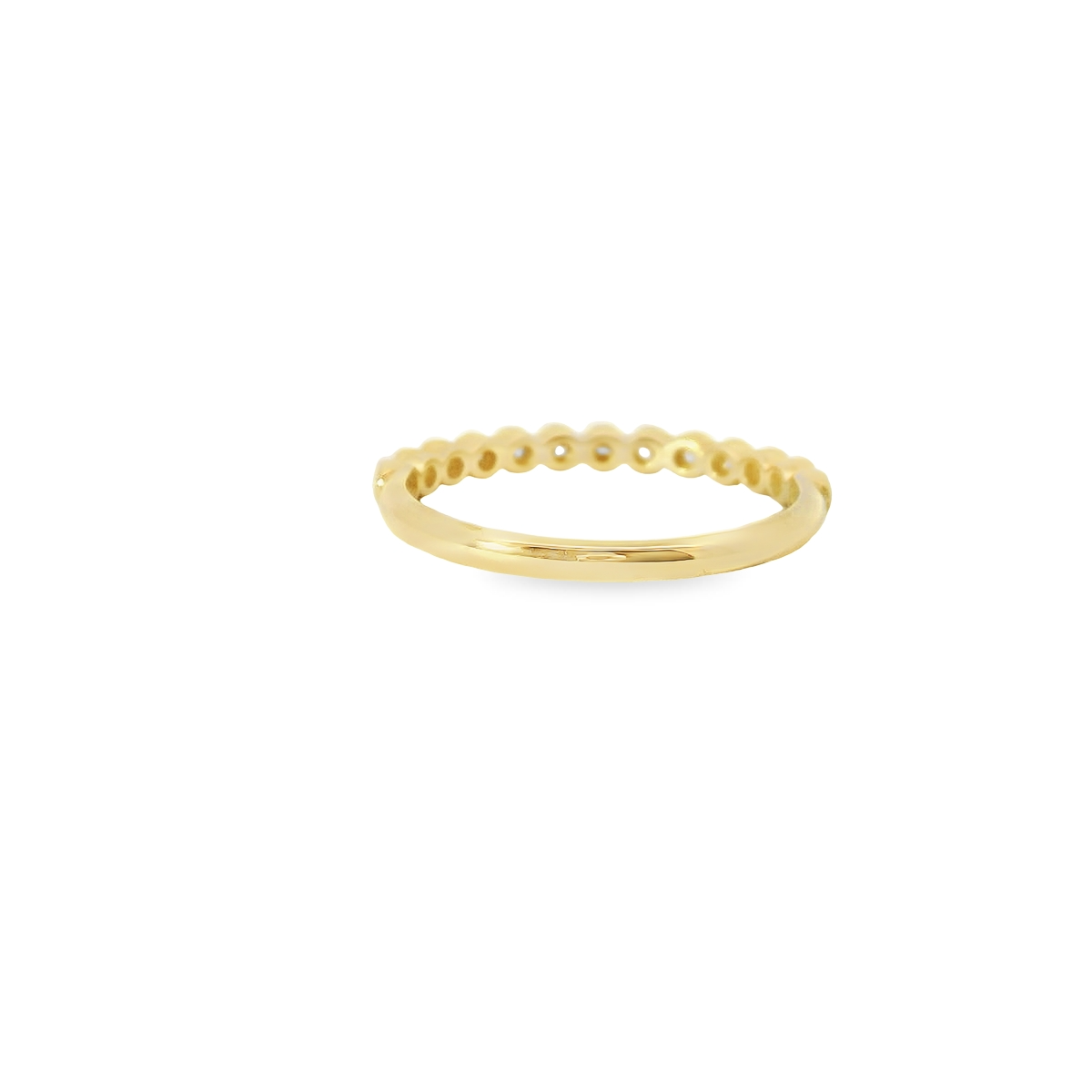 0.20ct Lab-Grown Round-Cut Diamond Ring in 14K Gold