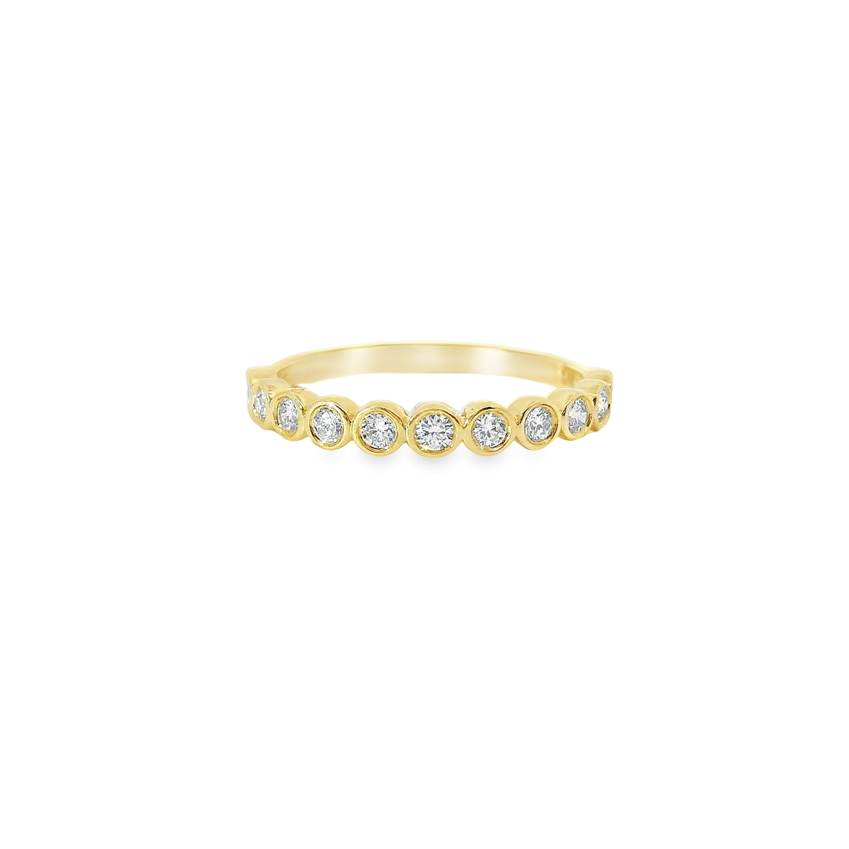 0.33ct Lab-Grown Round-Cut Diamond Ring in 14K Gold