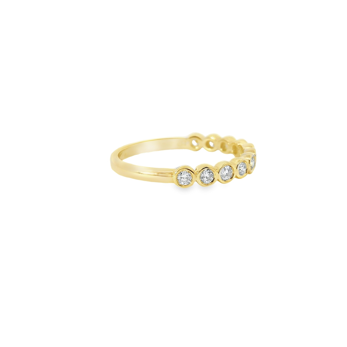 0.33ct Lab-Grown Round-Cut Diamond Ring in 14K Gold