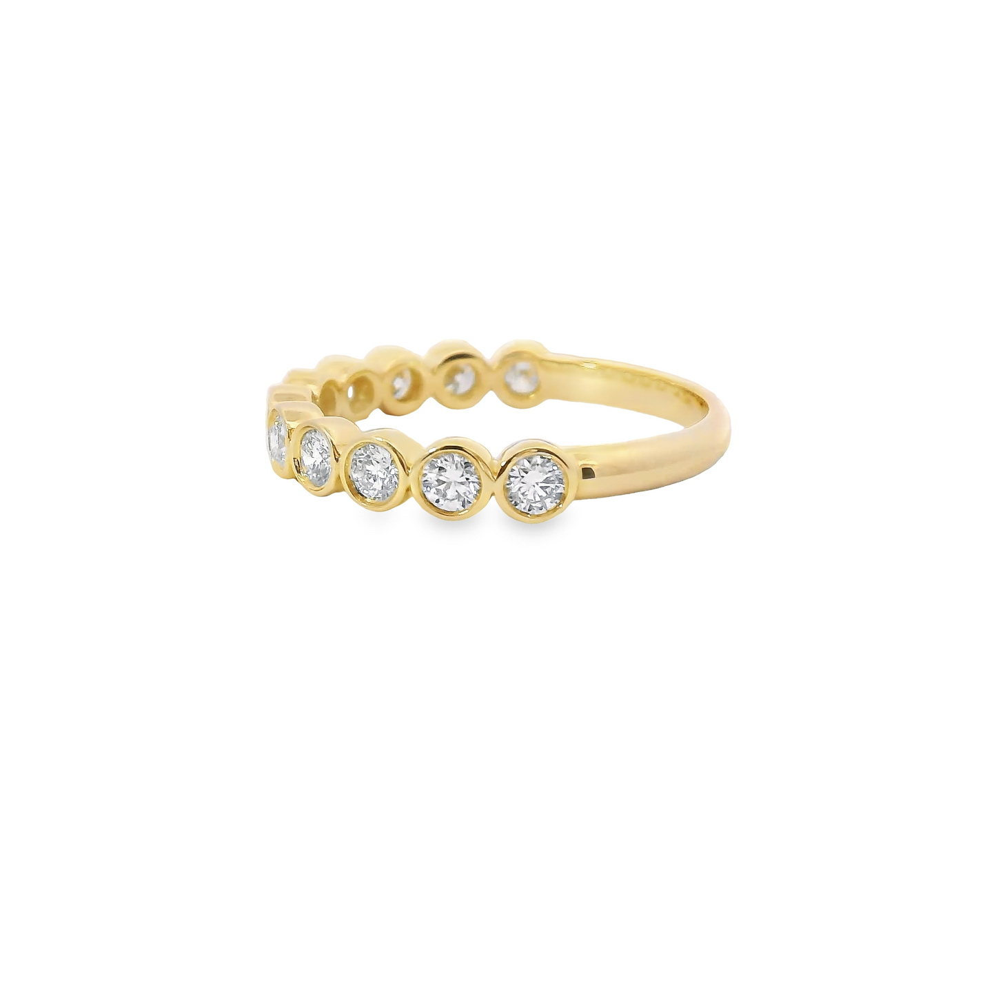 0.60ct Lab-Grown Round-Cut Diamond Ring in 14K Gold