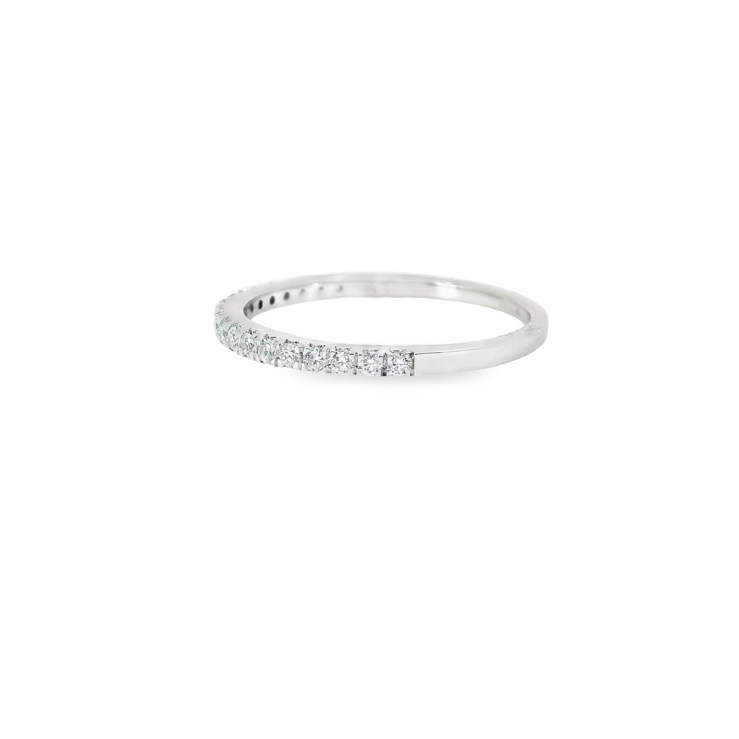 0.25ct Lab-Grown Round-Cut Diamond Wedding Band in 14K Gold