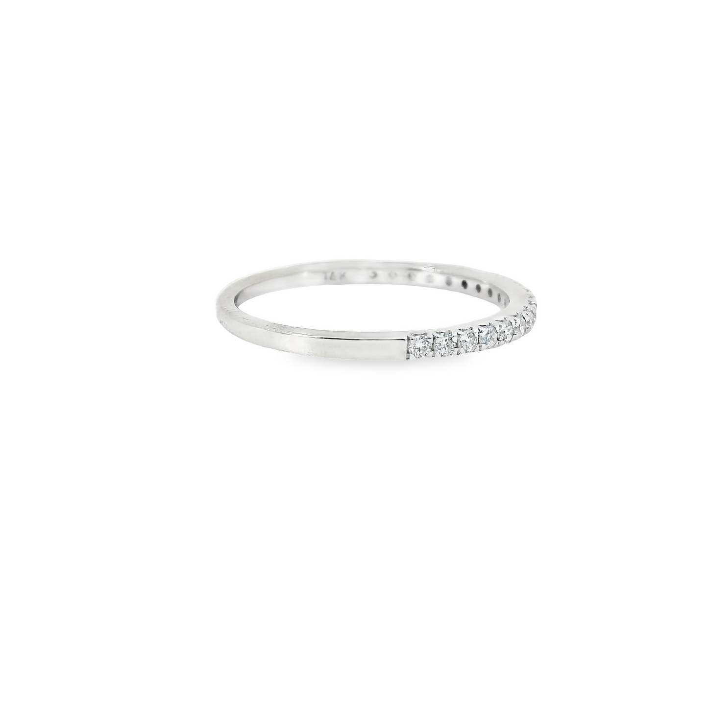 0.25ct Lab-Grown Round-Cut Diamond Wedding Band in 14K Gold