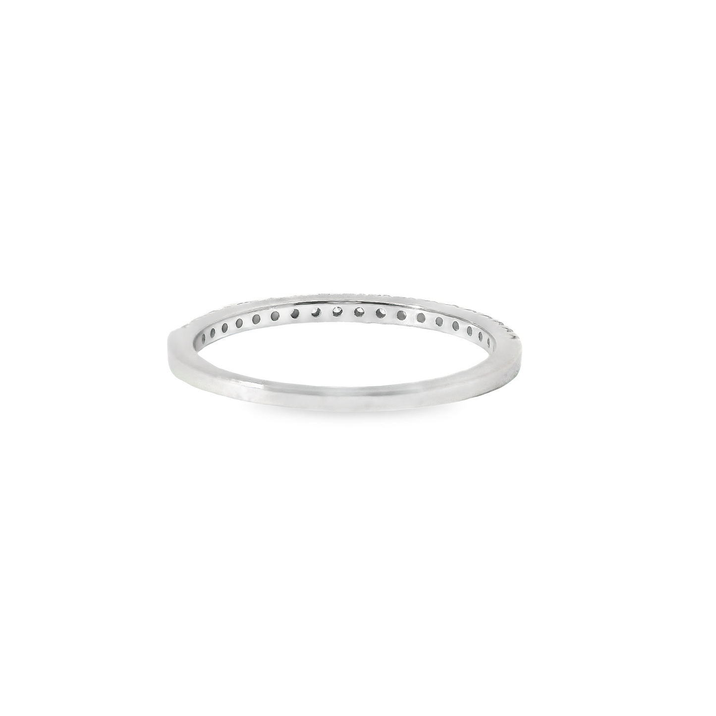 0.25ct Lab-Grown Round-Cut Diamond Wedding Band in 14K Gold