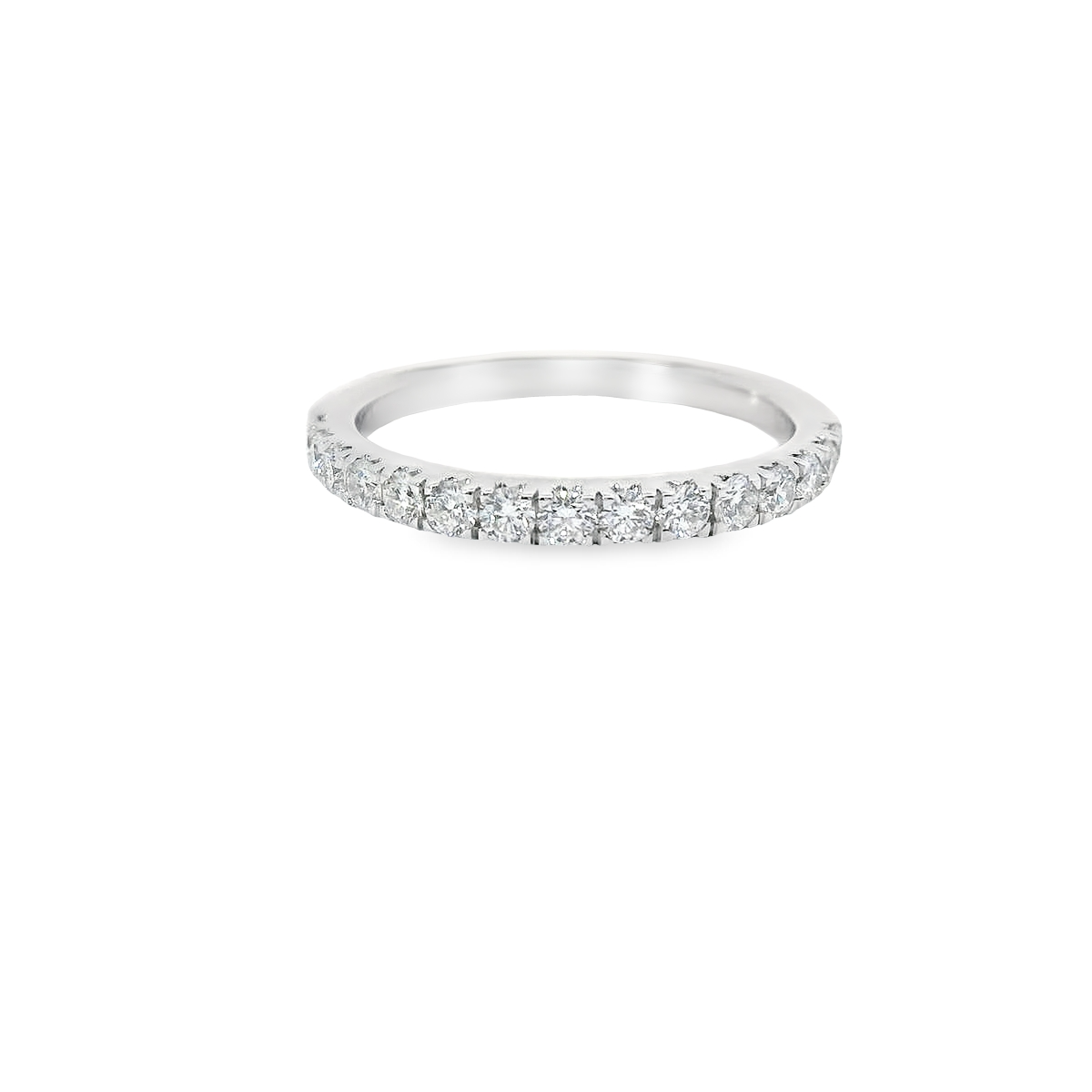 0.50ct Lab-Grown Round-Cut Diamond Wedding Band in 14K Gold