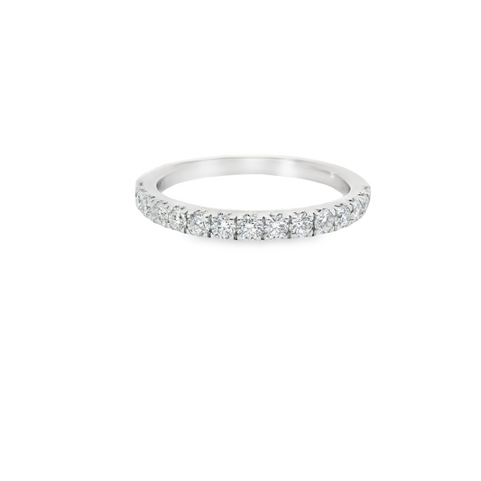 0.50ct Lab-Grown Round-Cut Diamond Wedding Band in 14K Gold