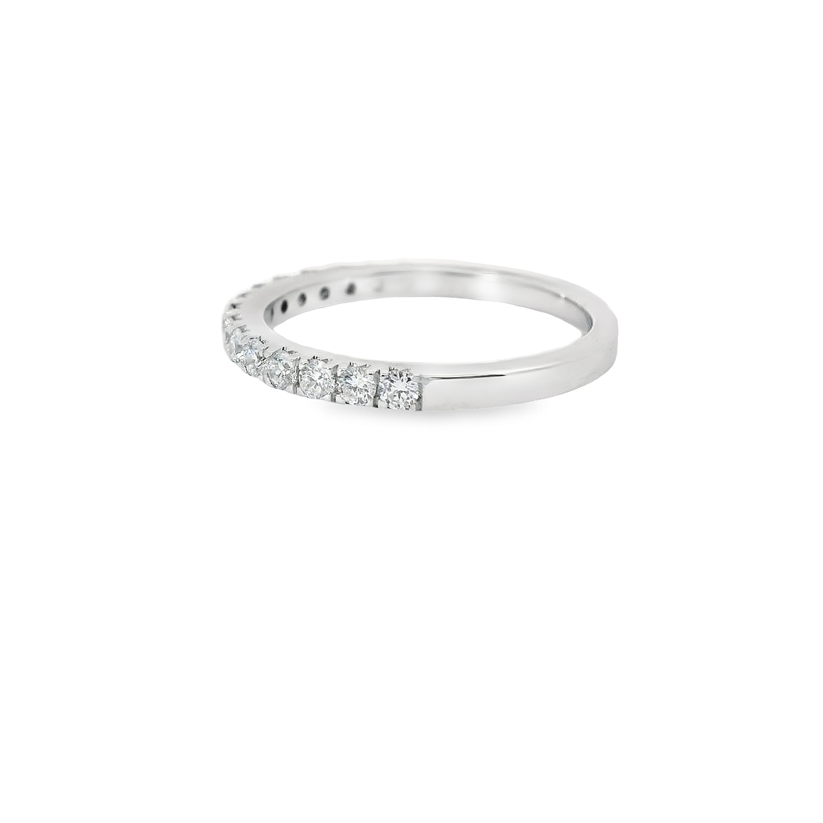 0.50ct Lab-Grown Round-Cut Diamond Wedding Band in 14K Gold