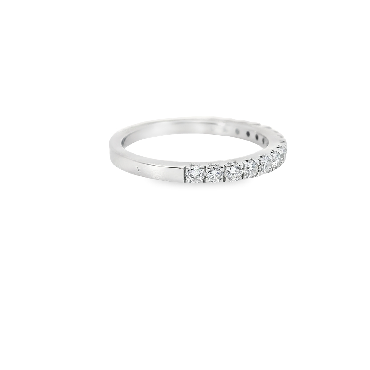 0.50ct Lab-Grown Round-Cut Diamond Wedding Band in 14K Gold