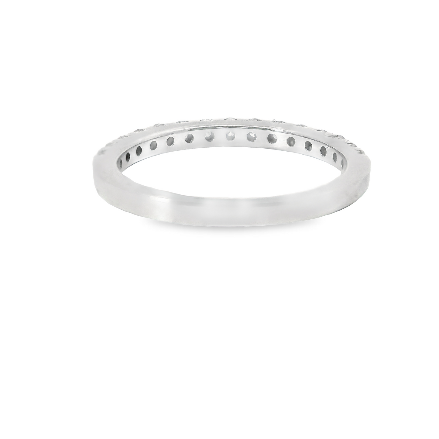 0.50ct Lab-Grown Round-Cut Diamond Wedding Band in 14K Gold