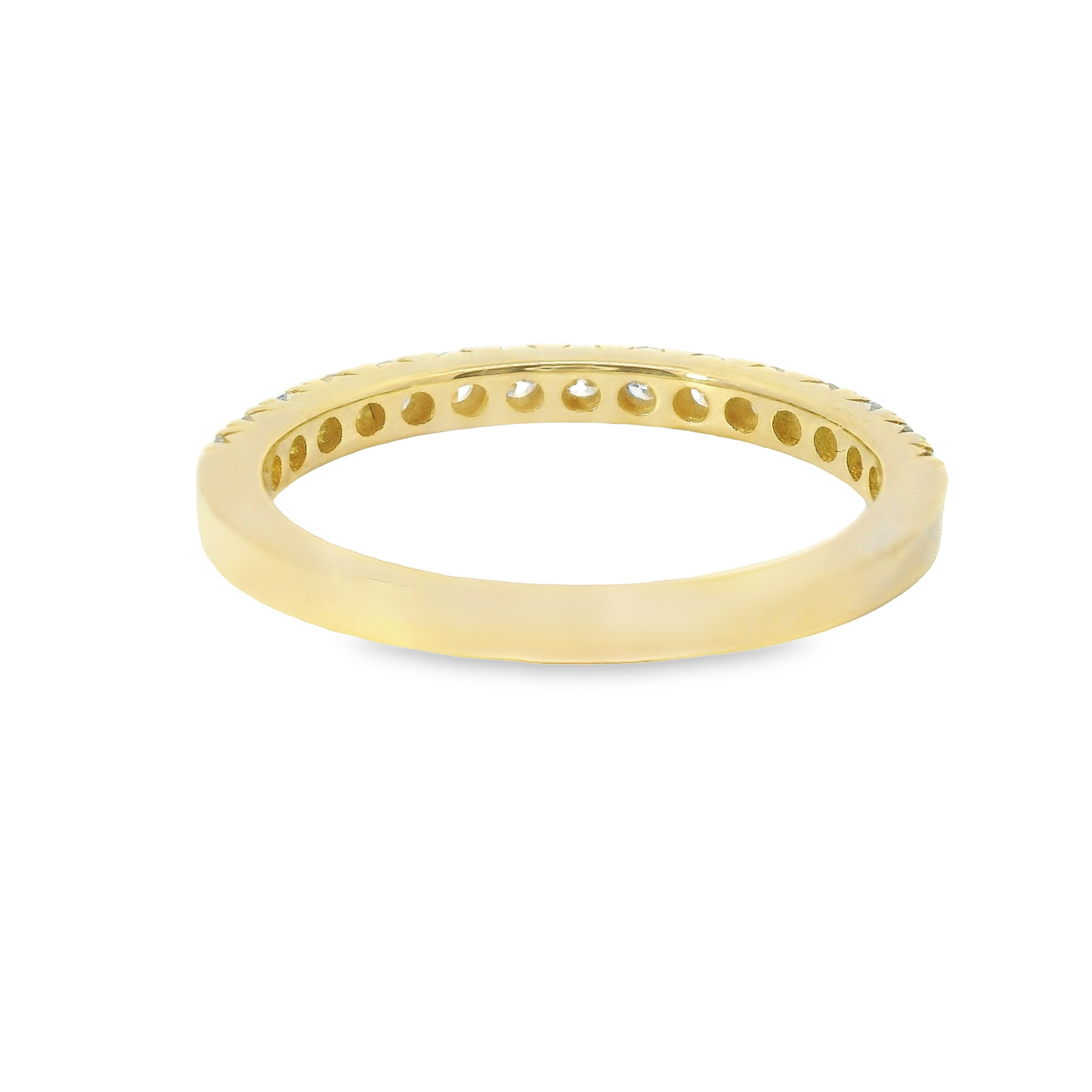 0.50ct Lab-Grown Round-Cut Diamond Wedding Band in 14K Gold
