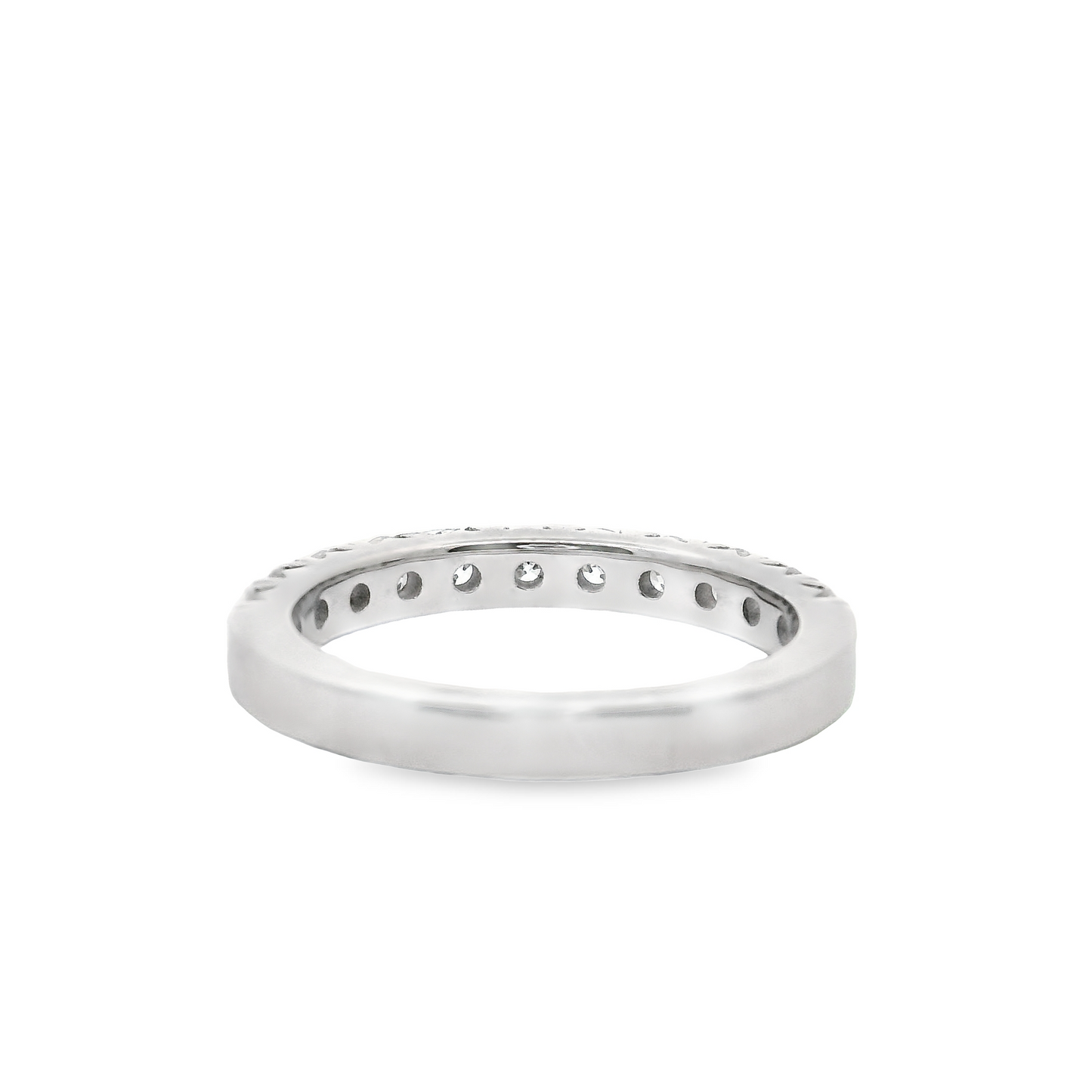 1.00ct Lab-Grown Round-Cut Diamond Wedding Band in 14K Gold
