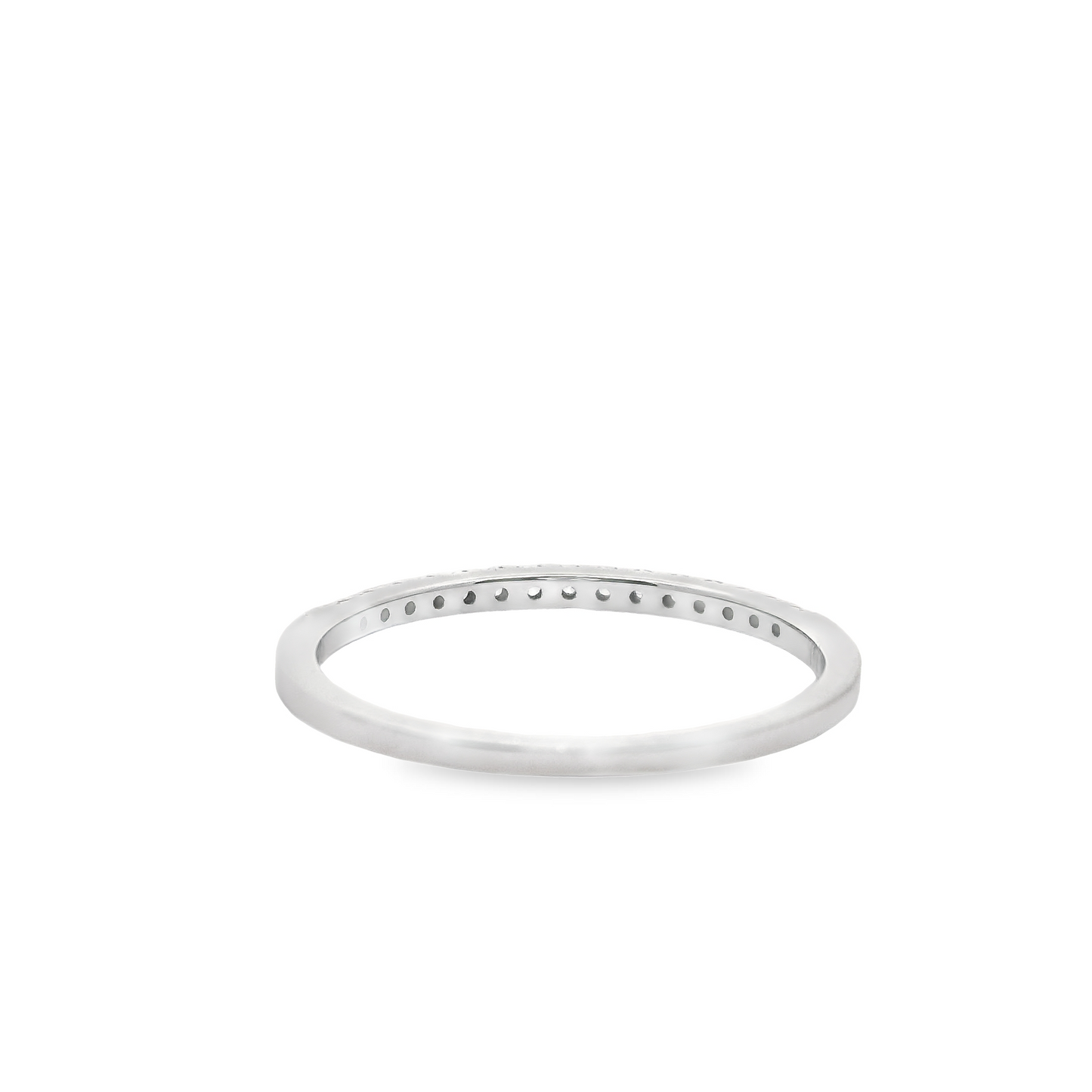 0.15ct Lab-Grown Round-Cut Diamond Wedding Band in 14K Gold