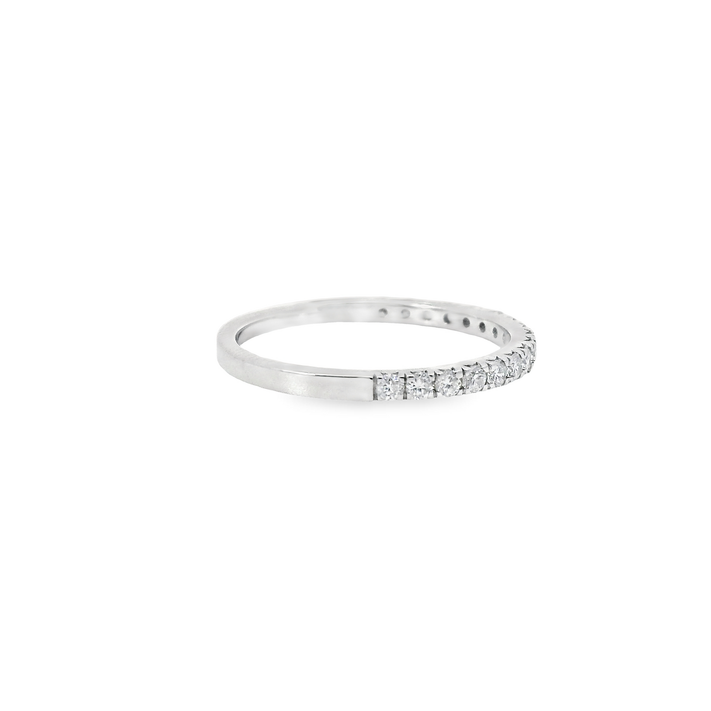 0.33ct Lab-Grown Round-Cut Diamond Wedding Band in 14K Gold