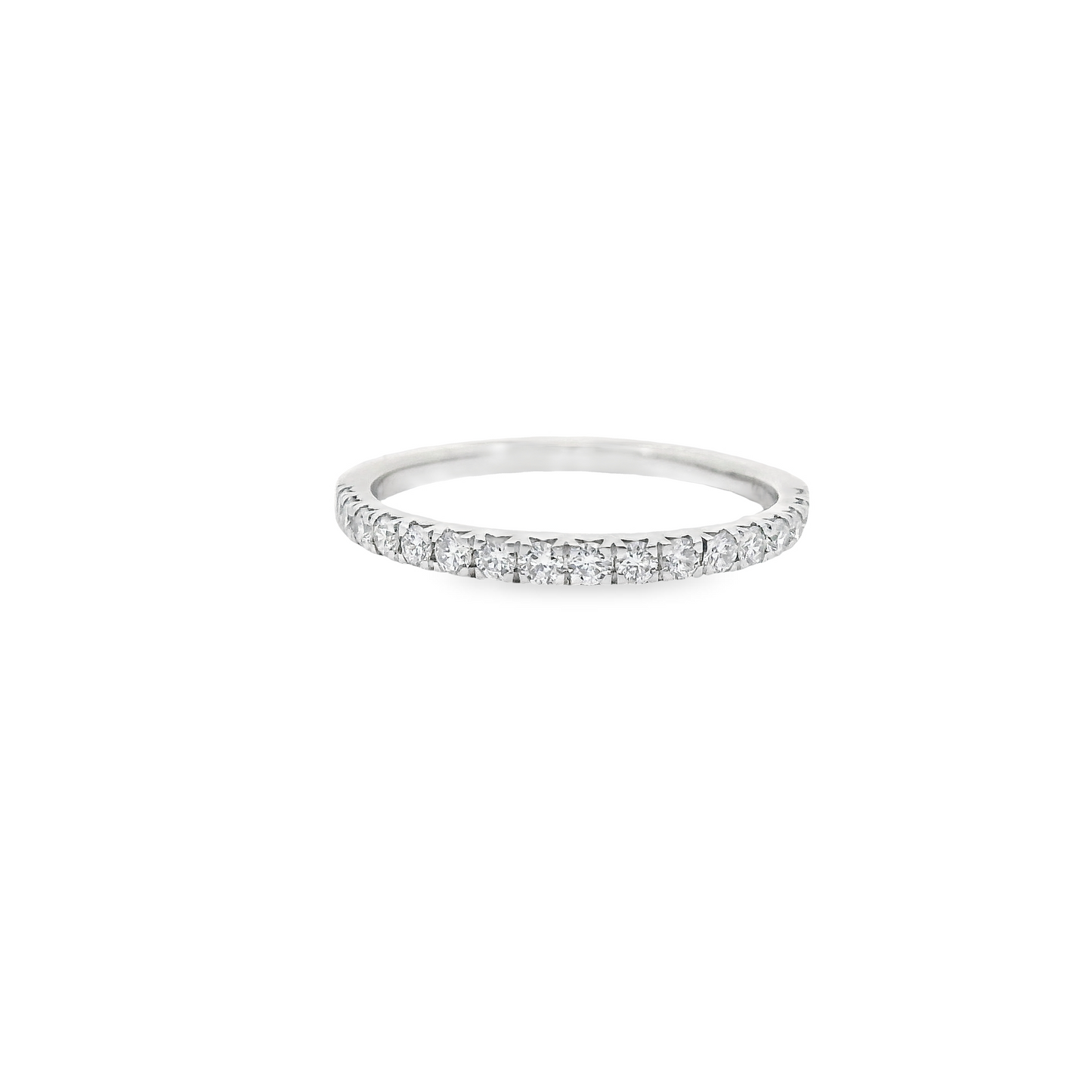0.33ct Lab-Grown Round-Cut Diamond Wedding Band in 14K Gold