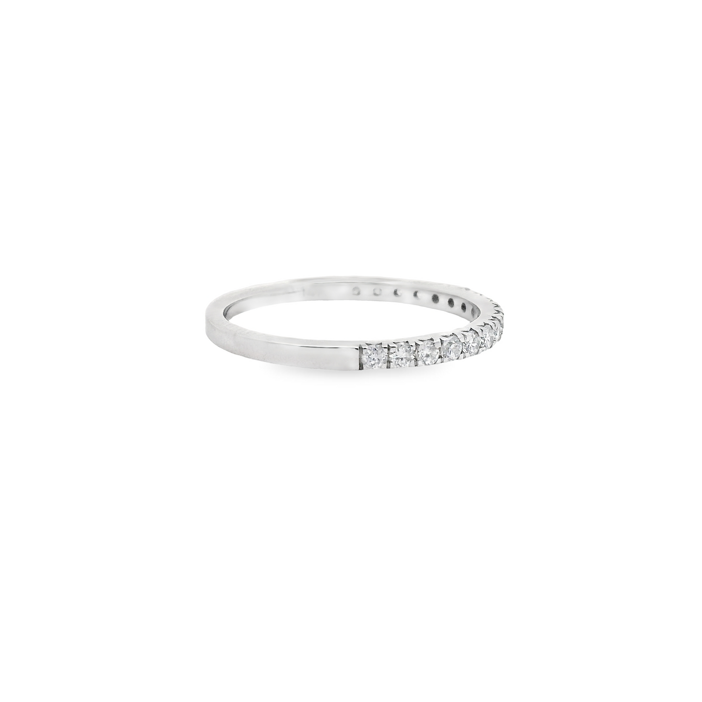 0.33ct Lab-Grown Round-Cut Diamond Wedding Band in 14K Gold