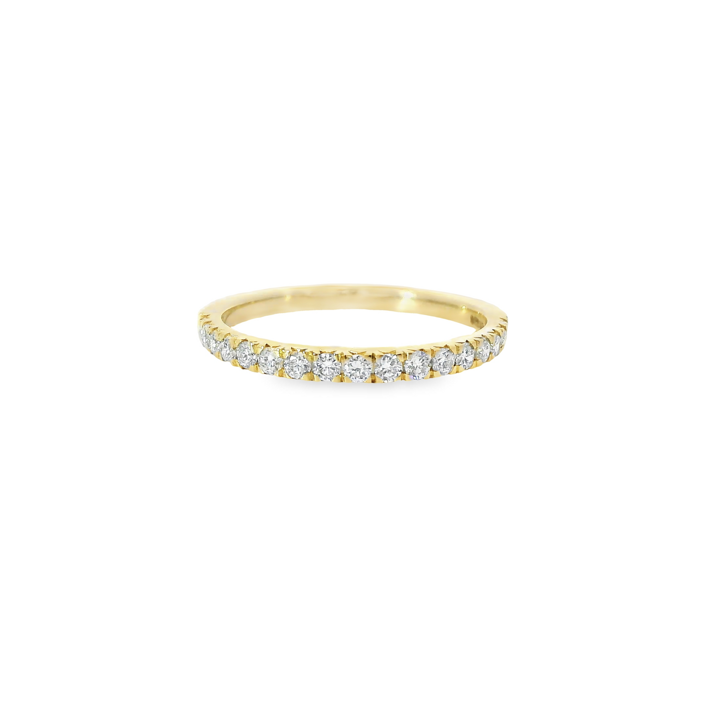 0.33ct Lab-Grown Round-Cut Diamond Wedding Band in 14K Gold