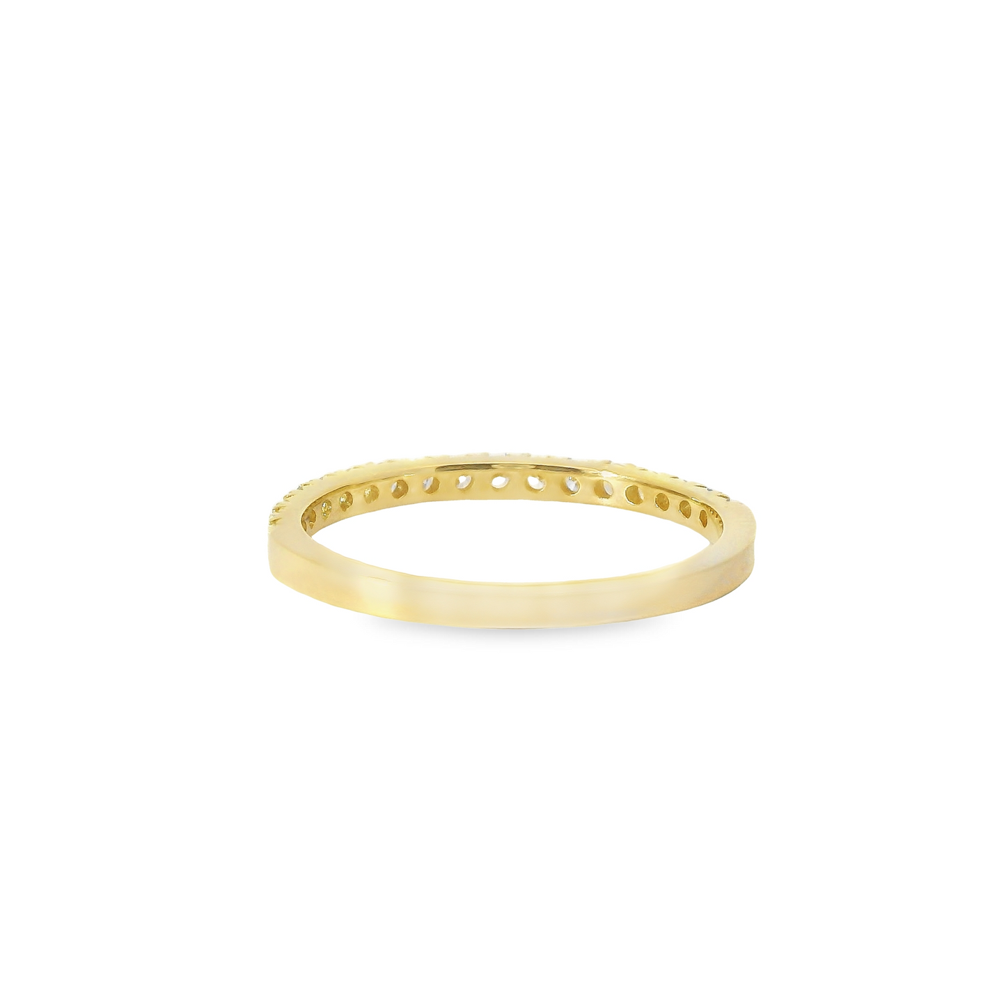 0.33ct Lab-Grown Round-Cut Diamond Wedding Band in 14K Gold