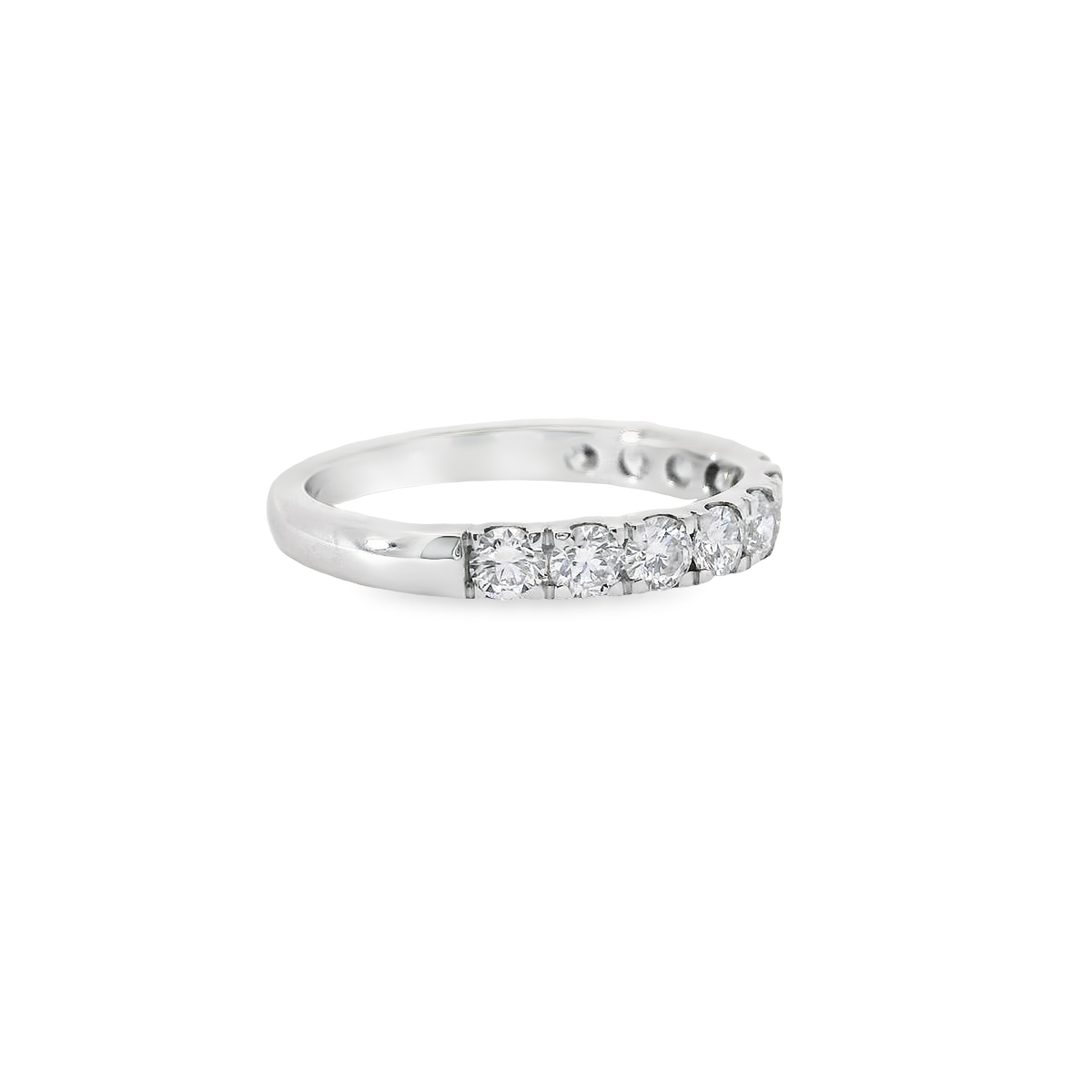1.00ct Lab-Grown Round-Cut Diamond Ring in 14K Gold