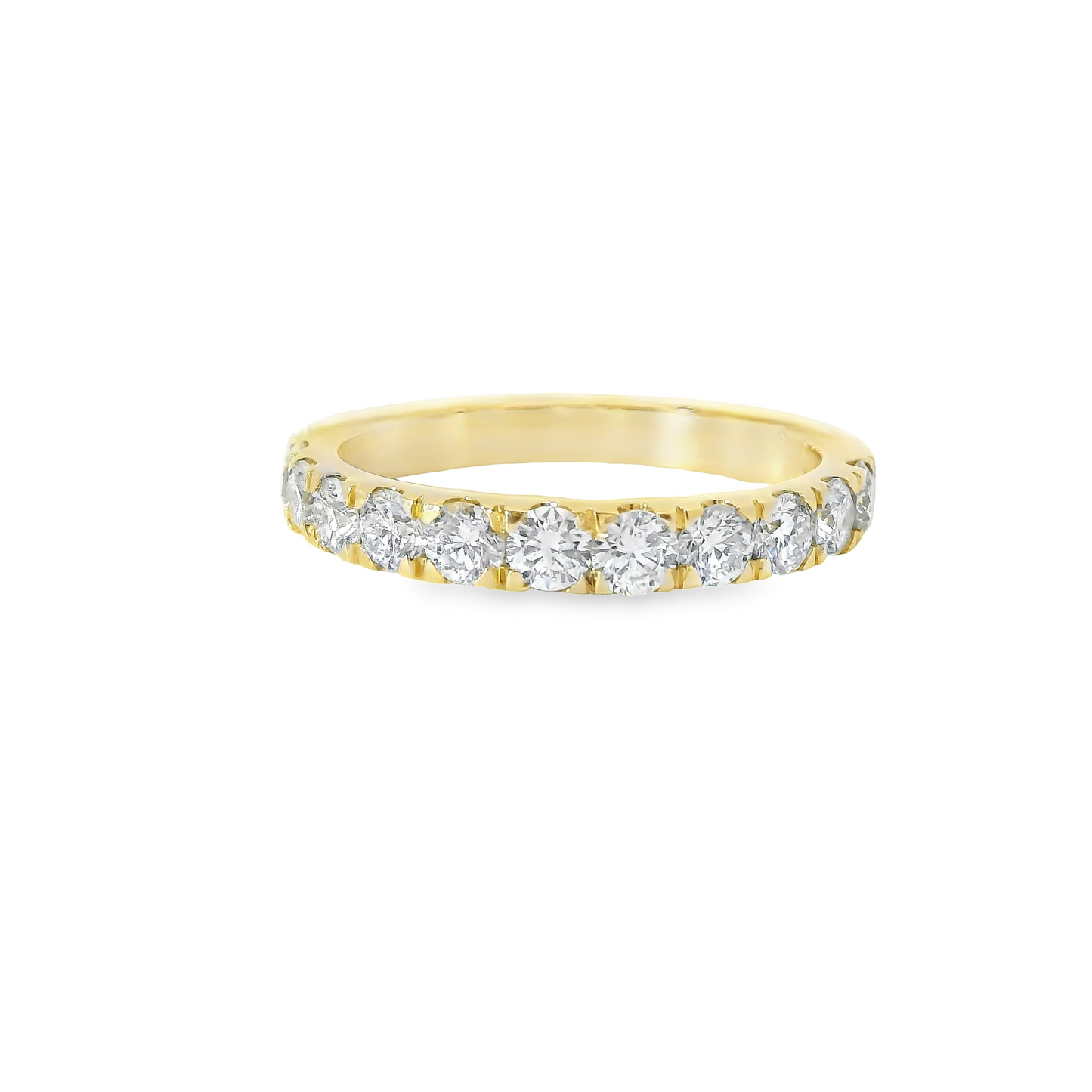 1.00ct Lab-Grown Round-Cut Diamond Ring in 14K Gold