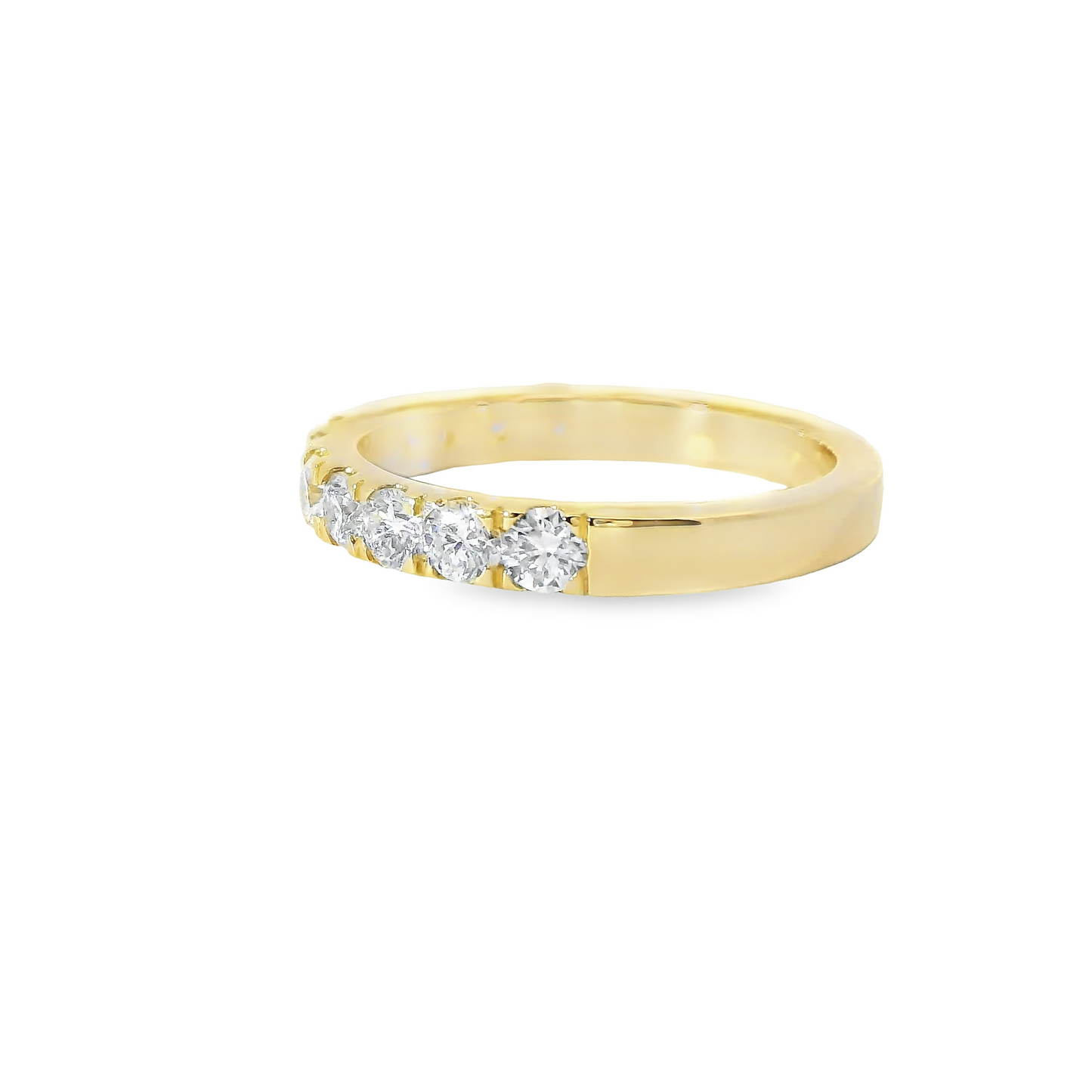 1.00ct Lab-Grown Round-Cut Diamond Ring in 14K Gold