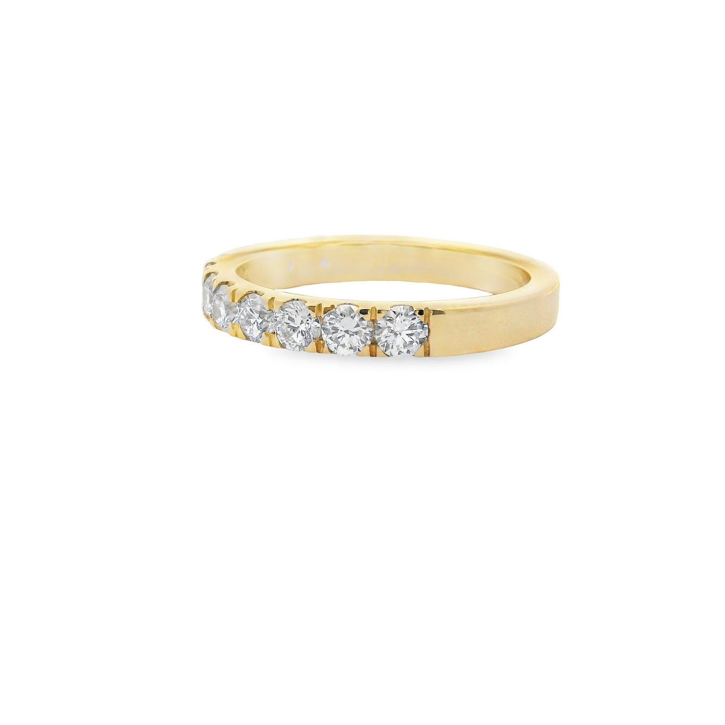 1.00ct Lab-Grown Round-Cut Diamond Ring in 14K Gold